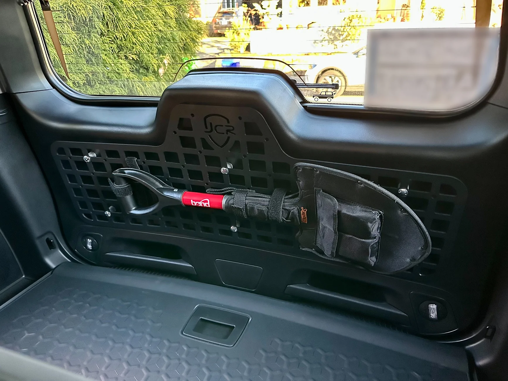 Ford Bronco Sport JCR Hatch Molle Pannel installed 55C1CDF1-9D99-4608-A00D-6DEE87412C19