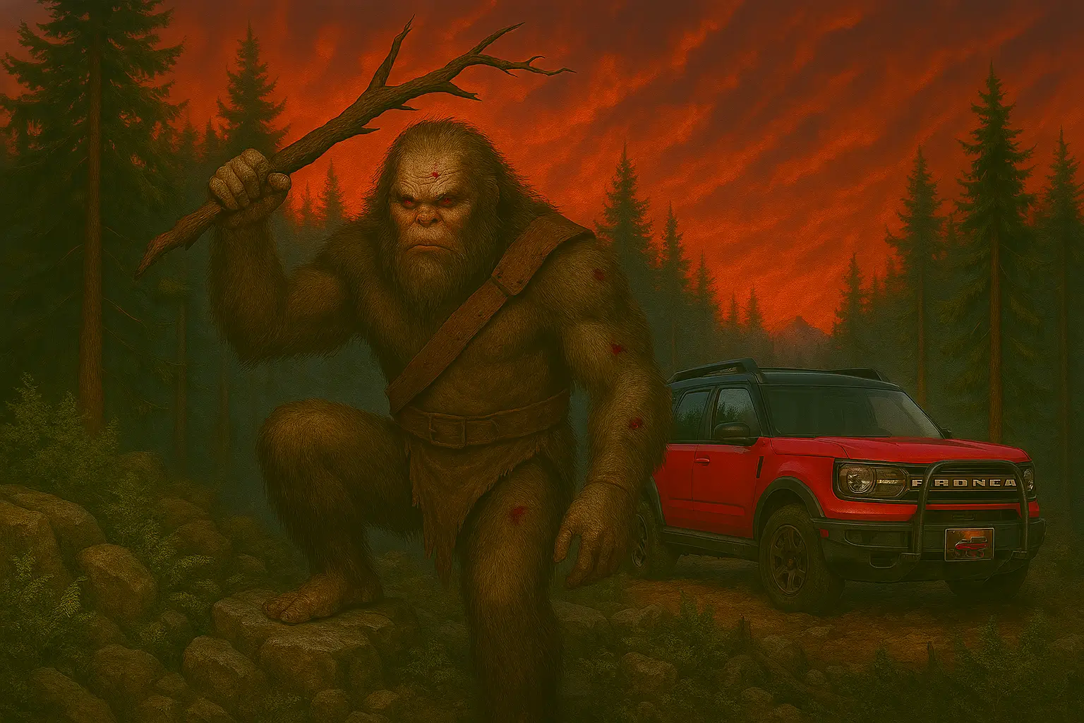 Ford Bronco Sport Introducing Ratsquatch - 2025 Bronco Sport Badlands with Sasquatch package copilot_image_1768537429605