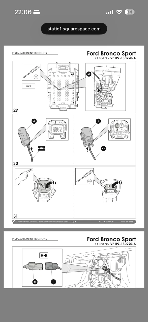 Ford Bronco Sport Under body wiring options IMG_0879