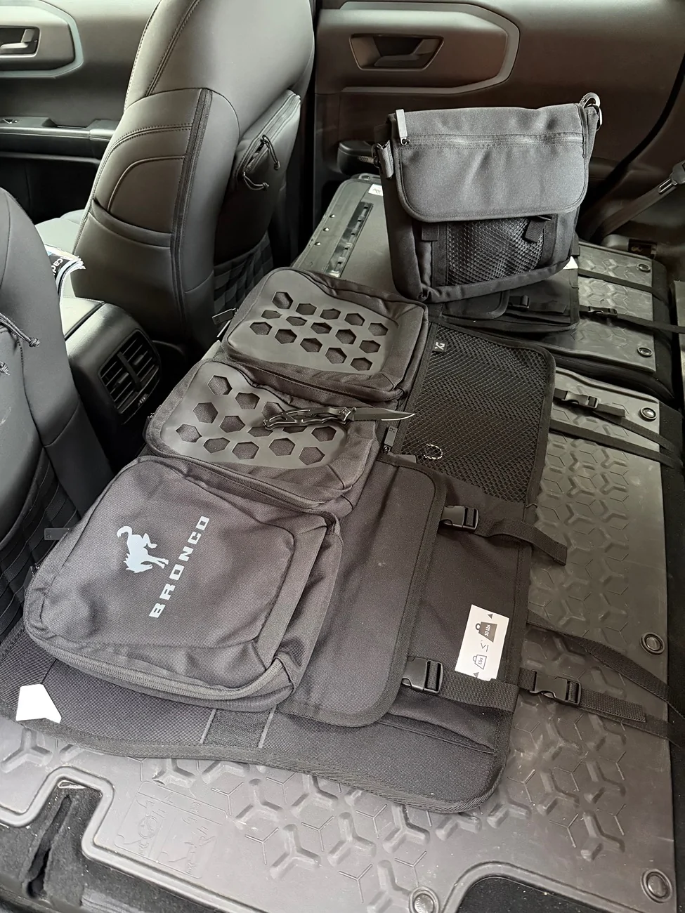 Ford Bronco Sport Installed: Rear Seatback Cargo Bags by XG Cargo (Review) IMG_0127