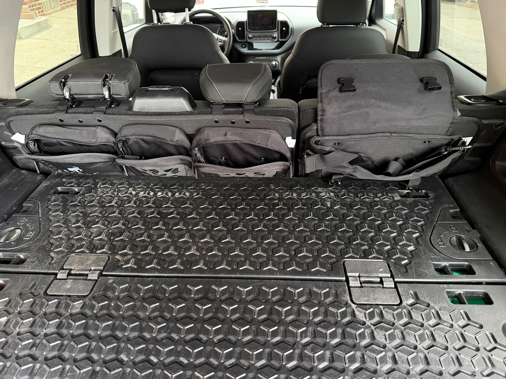 Ford Bronco Sport Installed: Rear Seatback Cargo Bags by XG Cargo (Review) IMG_0130
