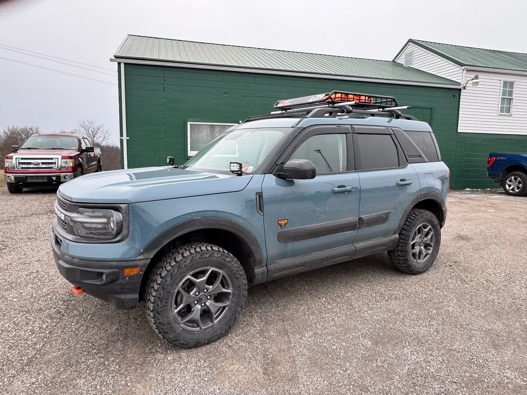 Ford Bronco Sport My 2023 Badlands Build: FordRangerLifts 1.75” lift kit, 245/65R17 Mickey Thompson Baja Boss A/T, Lightbar, Rooftop Basket, Hitch Receiver IMG_4851