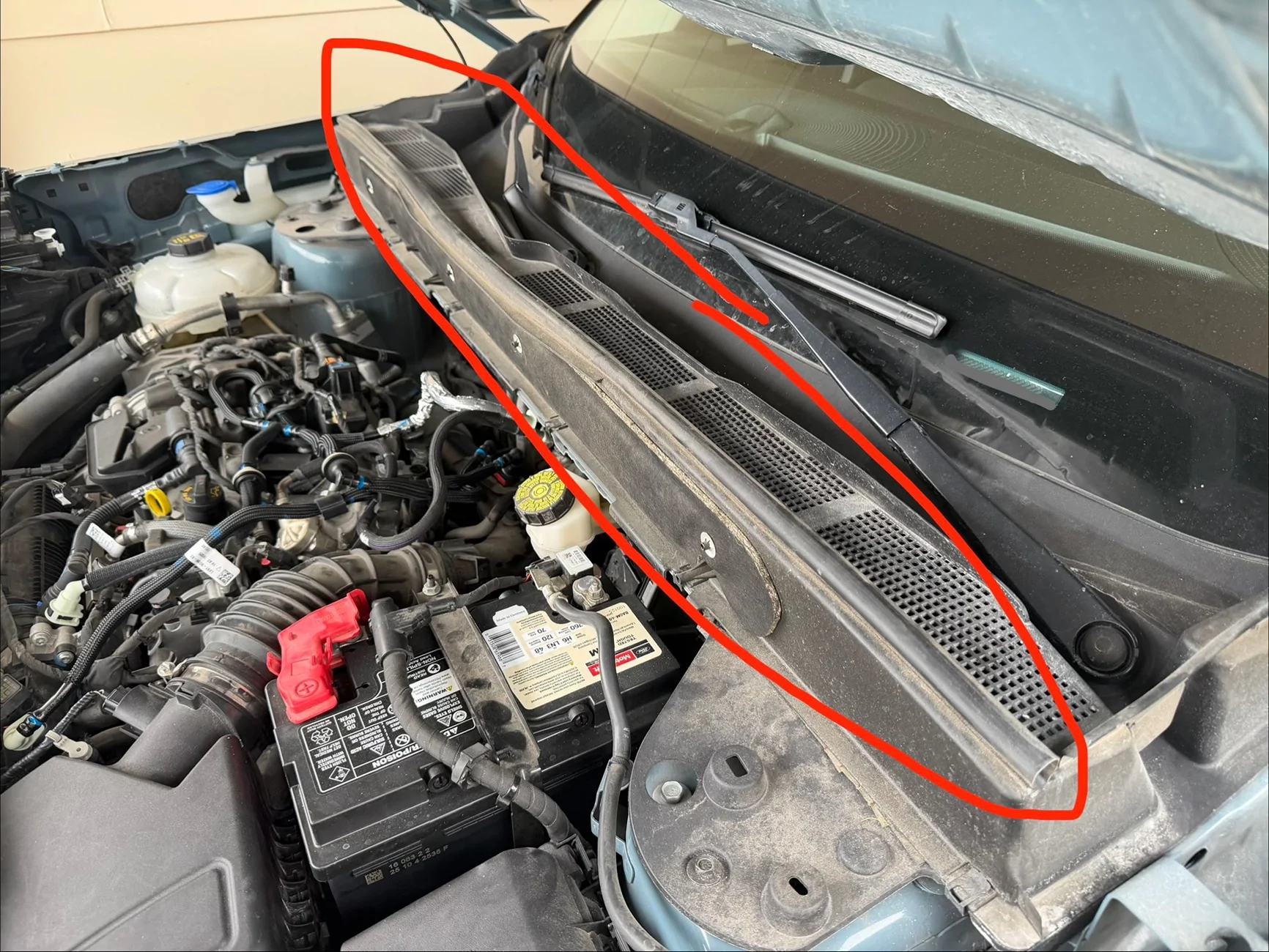 Ford Bronco Sport Is this vent the fresh/outside air intake? IMG_6710