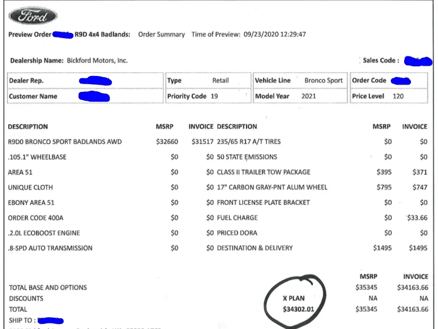 Ford Bronco Sport Ordered a few weeks ago, should I have received an email confirmation by now? 1611598451135