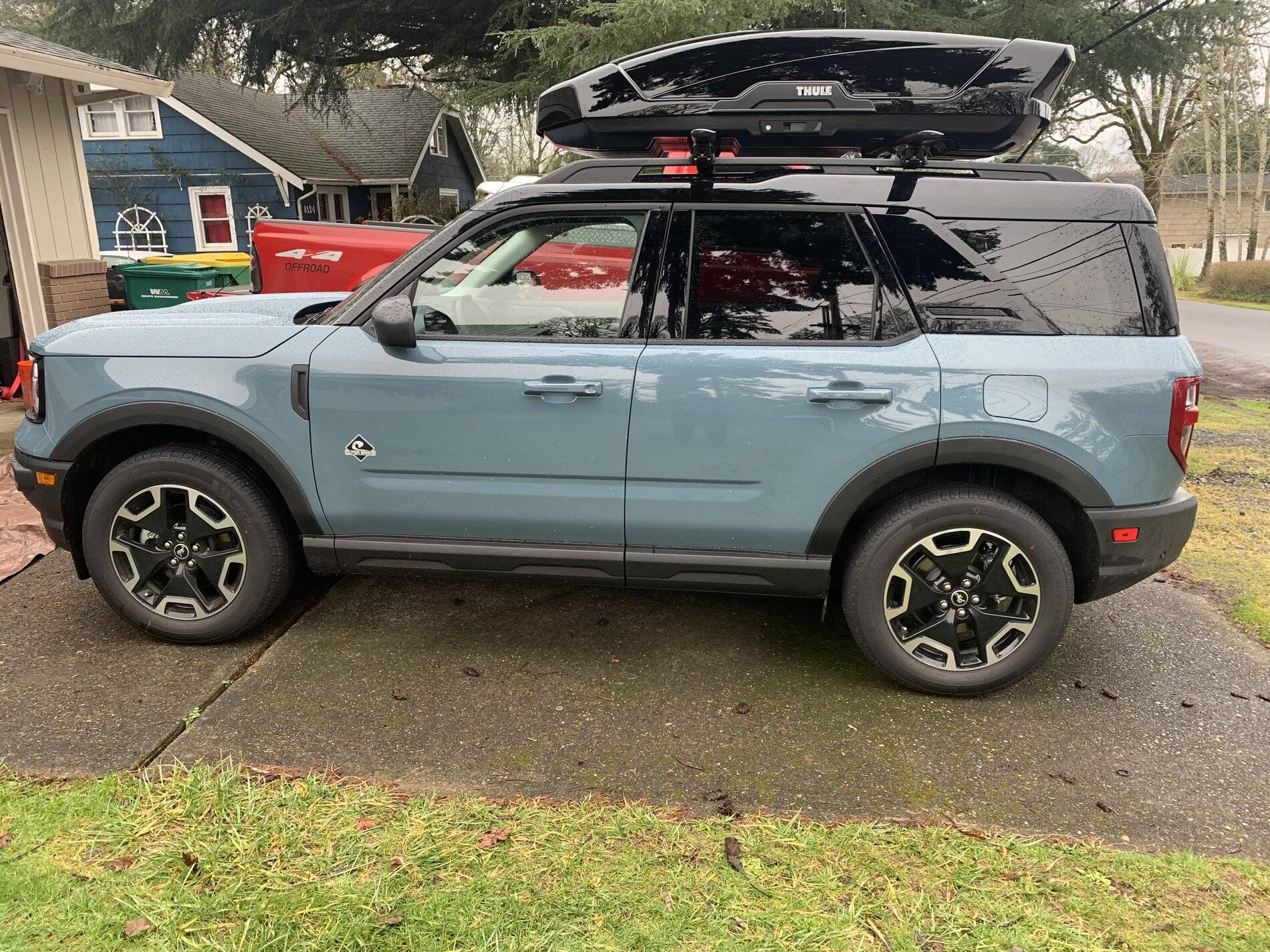 Ford Bronco Sport Yakima JetStream Bars and TimberLine mounts system installed 5830AA34-48EF-4070-9D0E-E9715F29EFE9