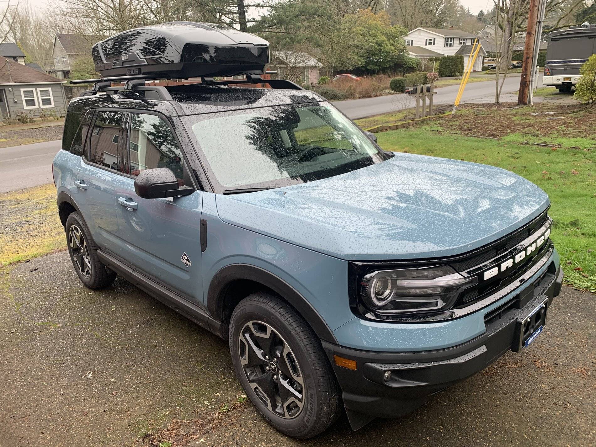 Ford Bronco Sport Yakima JetStream Bars and TimberLine mounts system installed 422F5935-7C49-4F26-A5C6-A4CC881CDE44