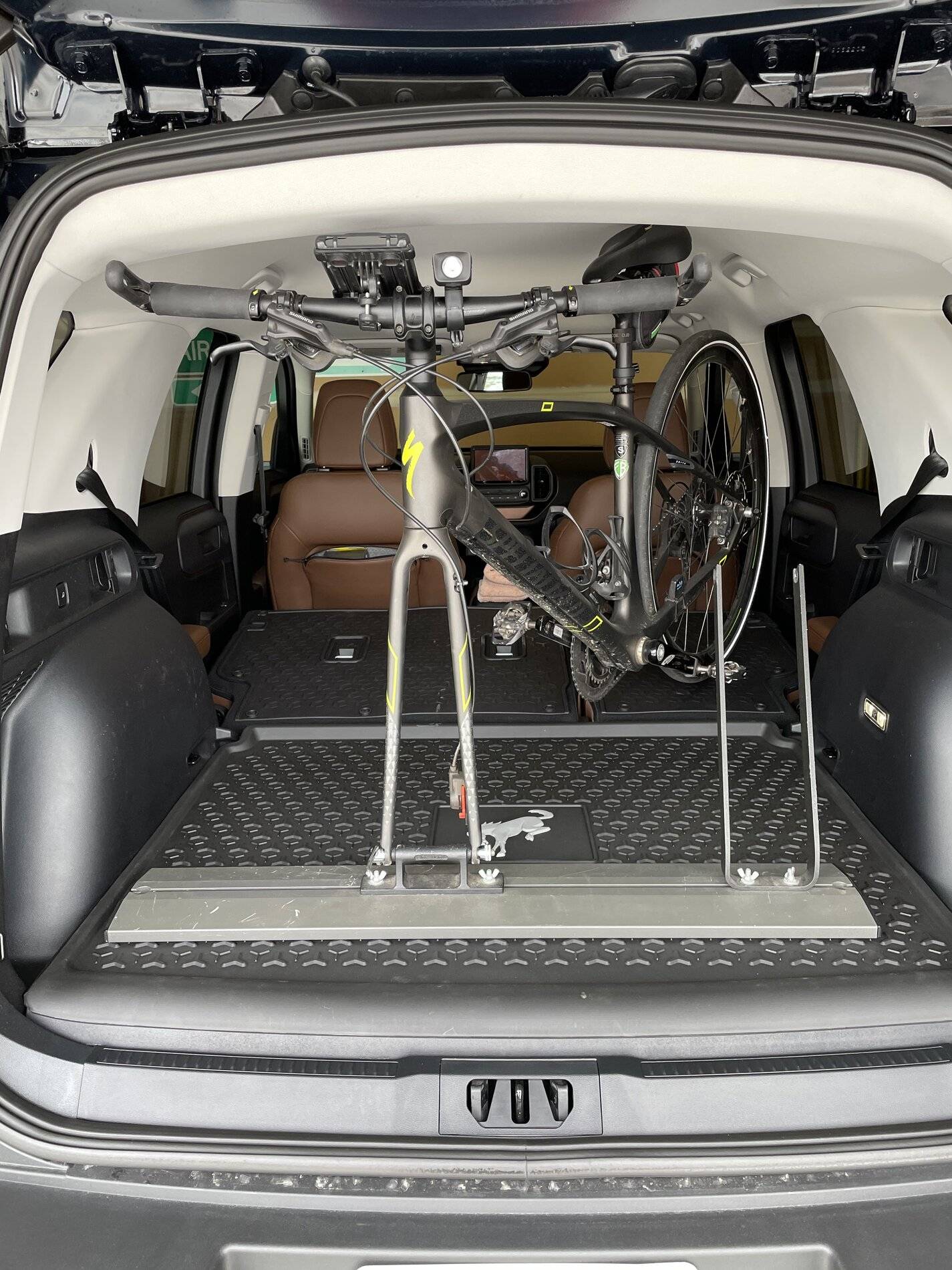 Ford Bronco Sport Bikes In the Cargo Area 4B039B52-152E-402F-8647-C18BCD3E8E4F