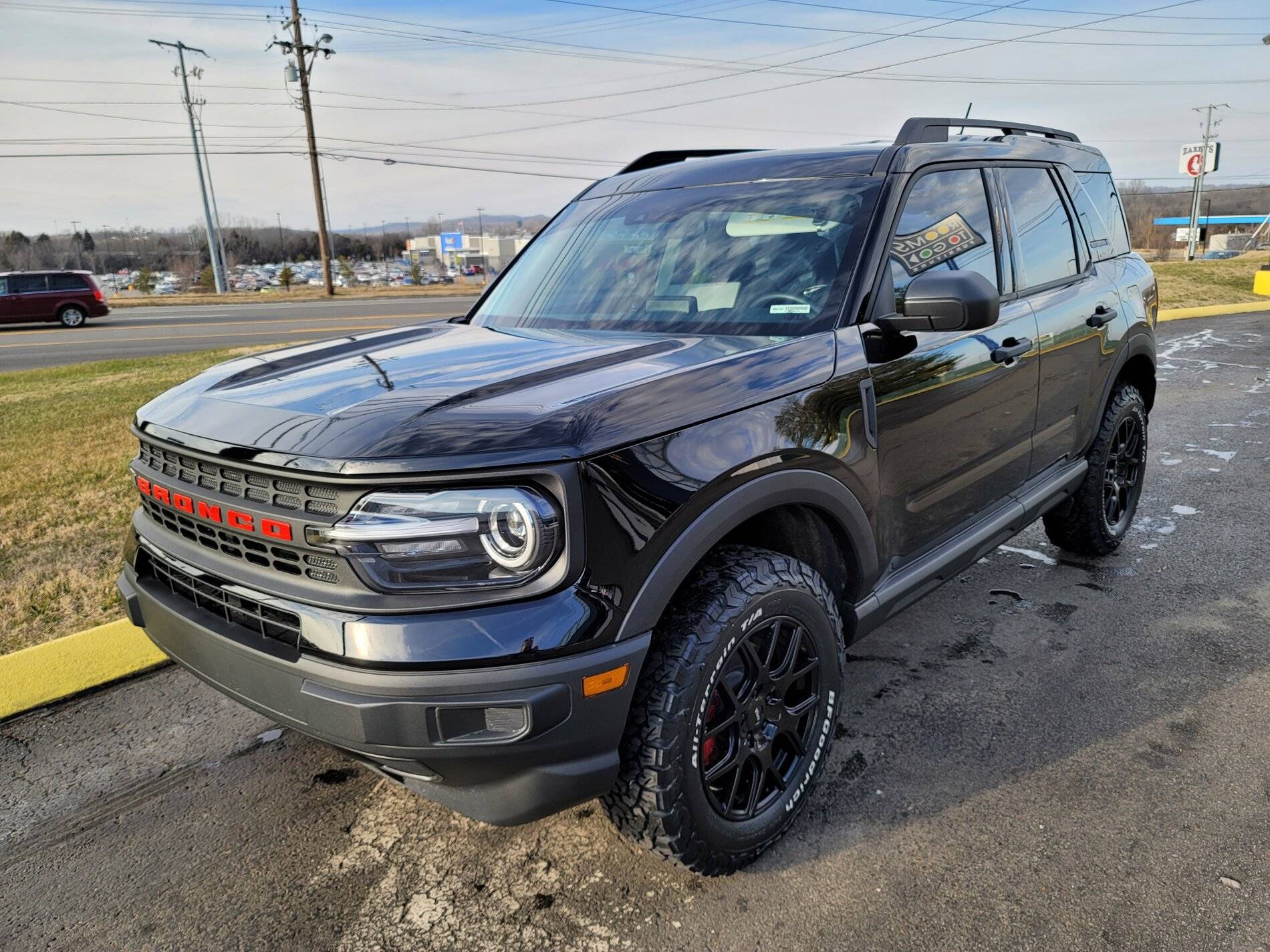 Ford Bronco Sport Installed Rough Country 1.5" Lift Kit and KO2's + Red Letters and Red Brake Calipers 20210208_153558