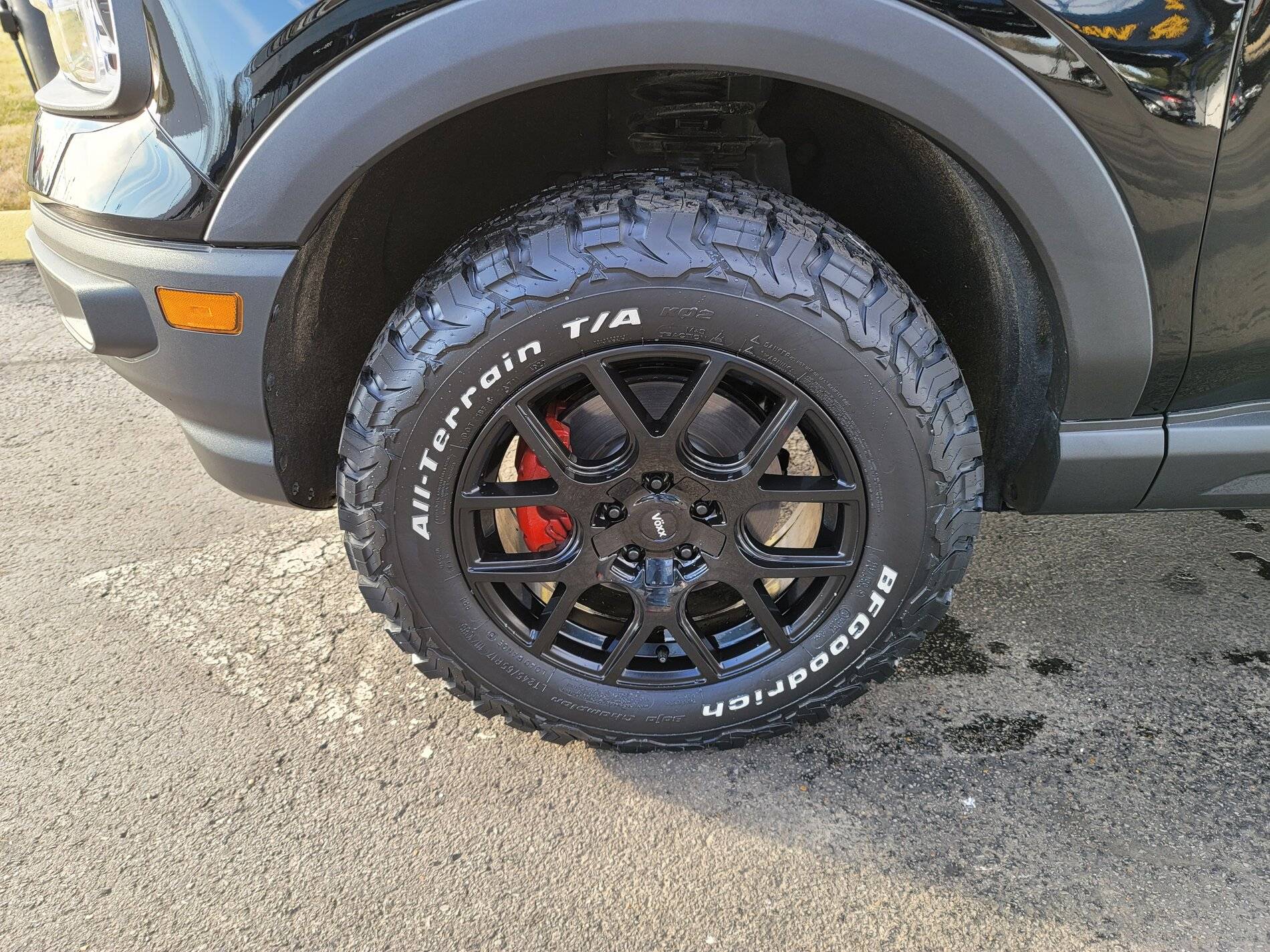 Ford Bronco Sport Installed Rough Country 1.5" Lift Kit and KO2's + Red Letters and Red Brake Calipers 20210208_153454