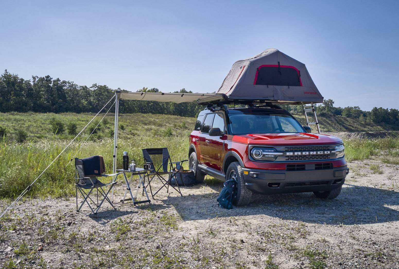 Ford Bronco Sport Bronco Sport Gets Five Ford Lifestyle Accessory Bundles: Bike, Water, Snow, Camping, Cargo Bronco-Sport_Campin