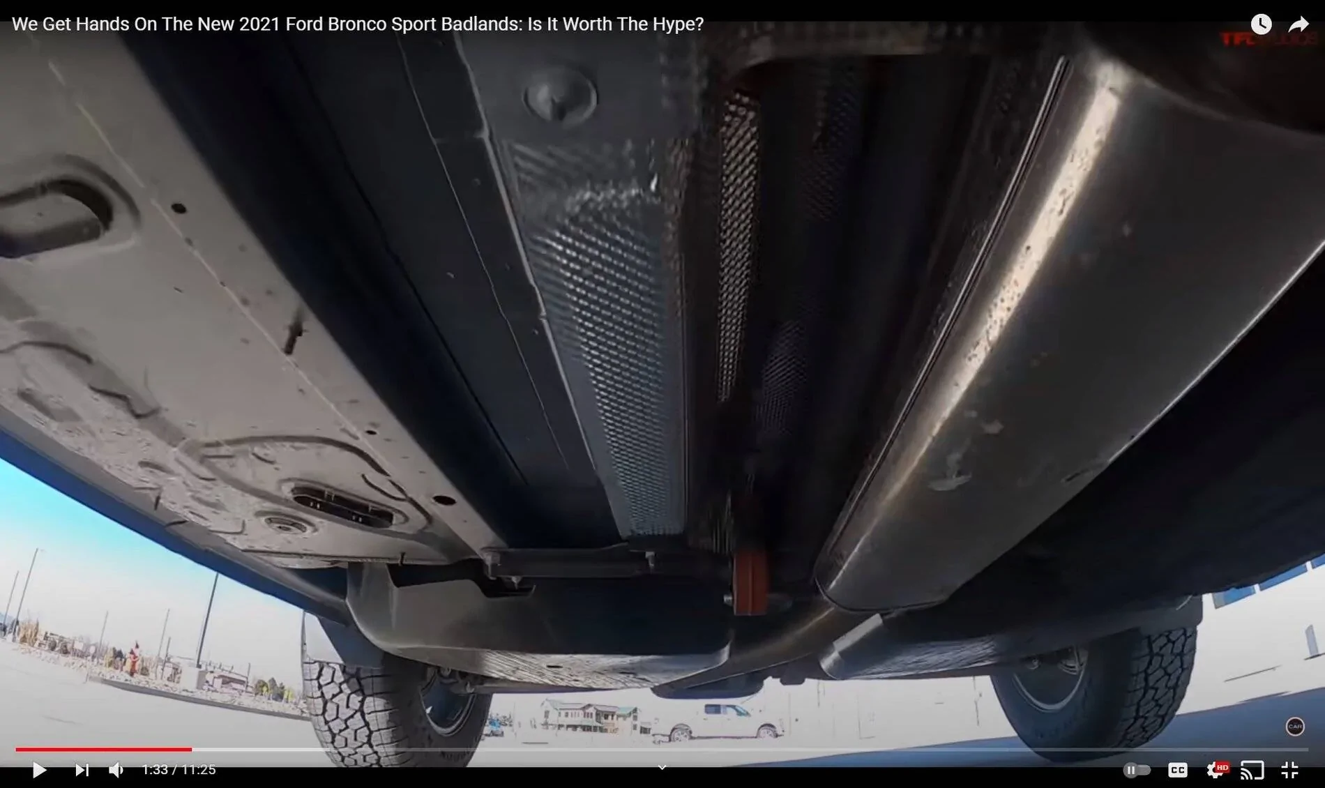 Ford Bronco Sport Any undercarriage photos of Big Bend vs. Badlands models? 2021 BS undercarriage 3