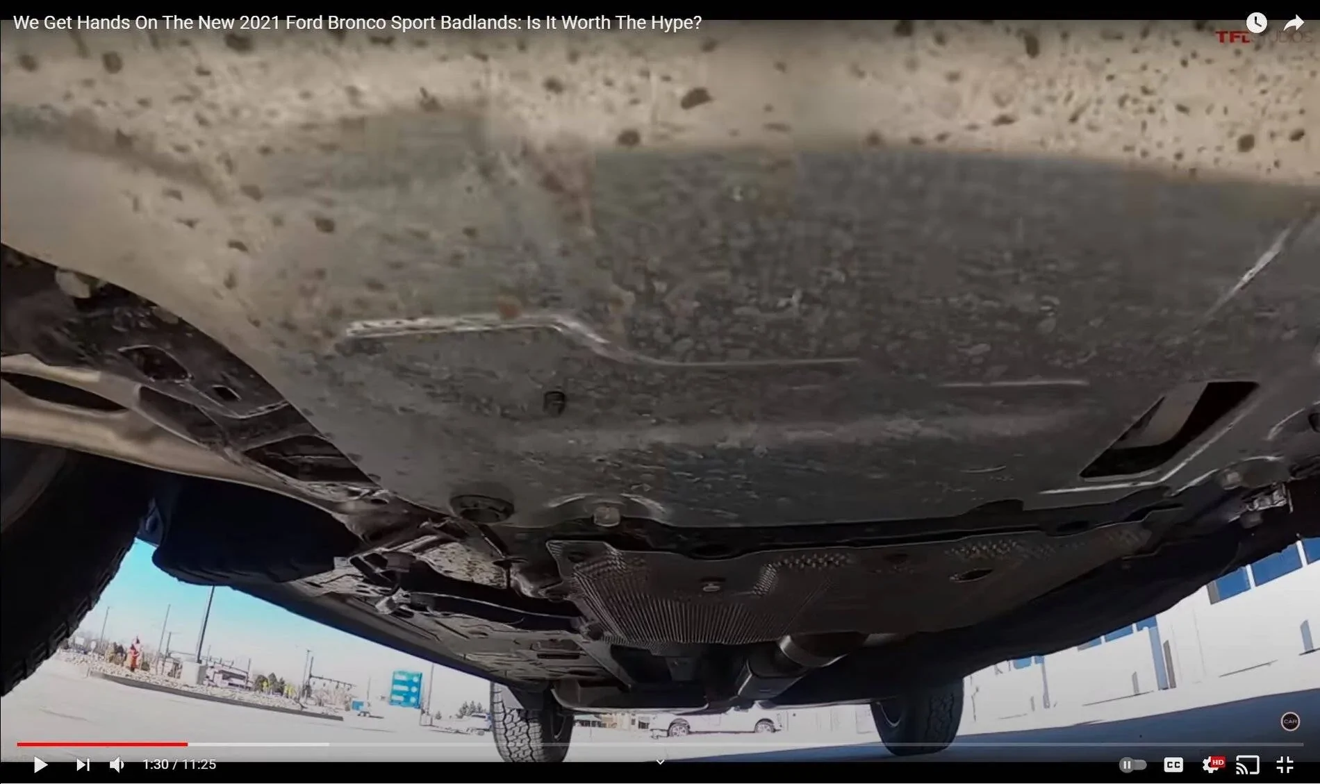 Ford Bronco Sport Any undercarriage photos of Big Bend vs. Badlands models? 2021 BS undercarriage 2