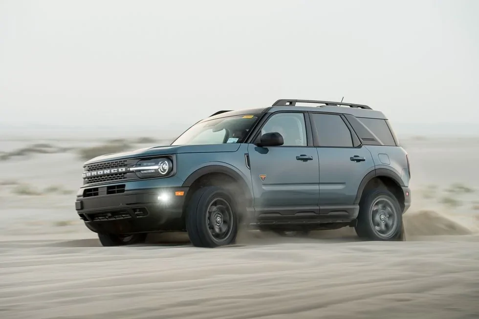 Ford Bronco Sport Car and Driver Tested Review: 2021 Bronco Sport Badlands Earns the Bronco Name co-sport-badlands-103-1613063988.jpg?crop=1.00xw:1