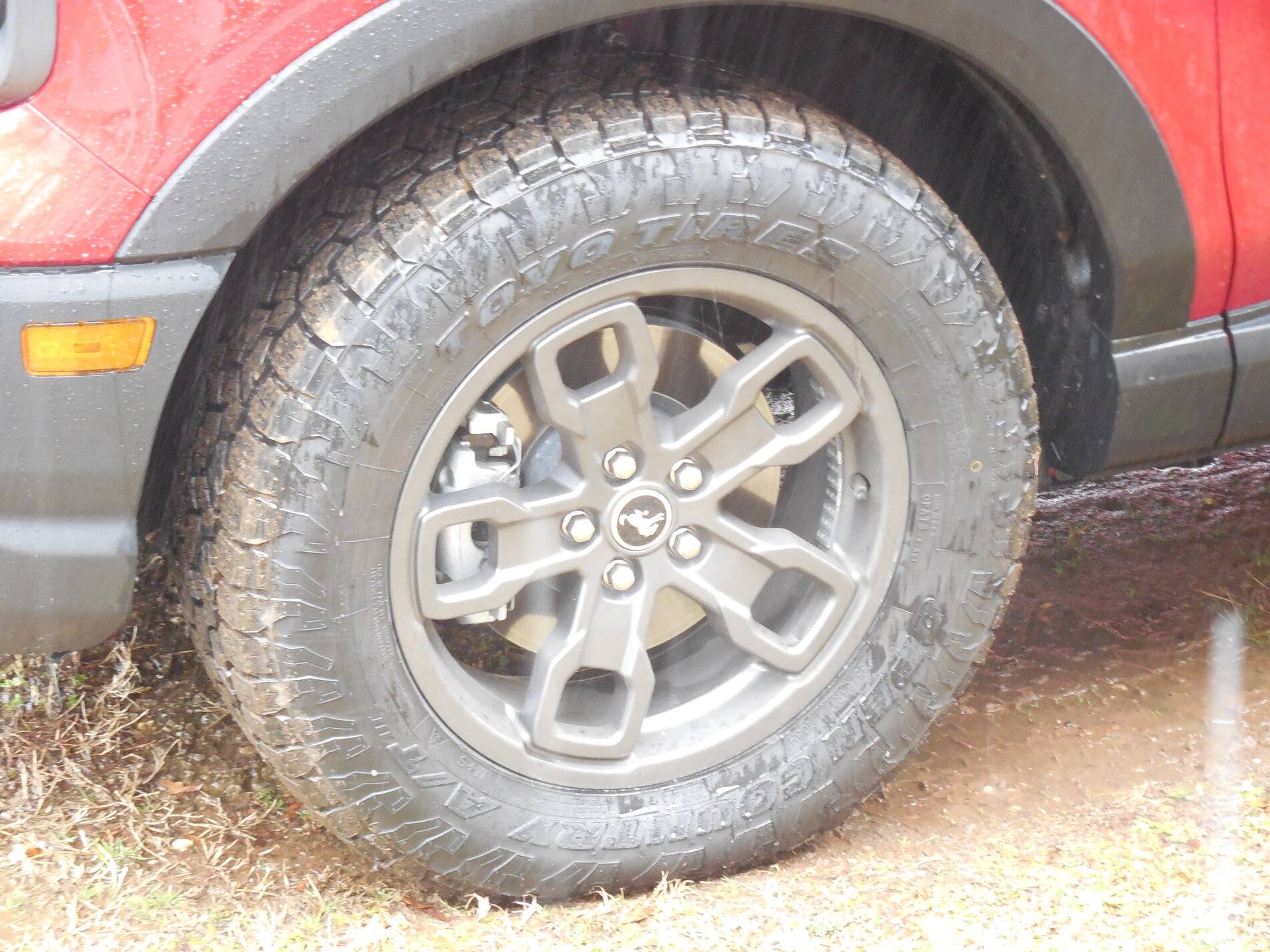 Ford Bronco Sport Area 51 Badlands with BFG KO2 245/65/17 tires on stock wheels DSCN1460.JPG