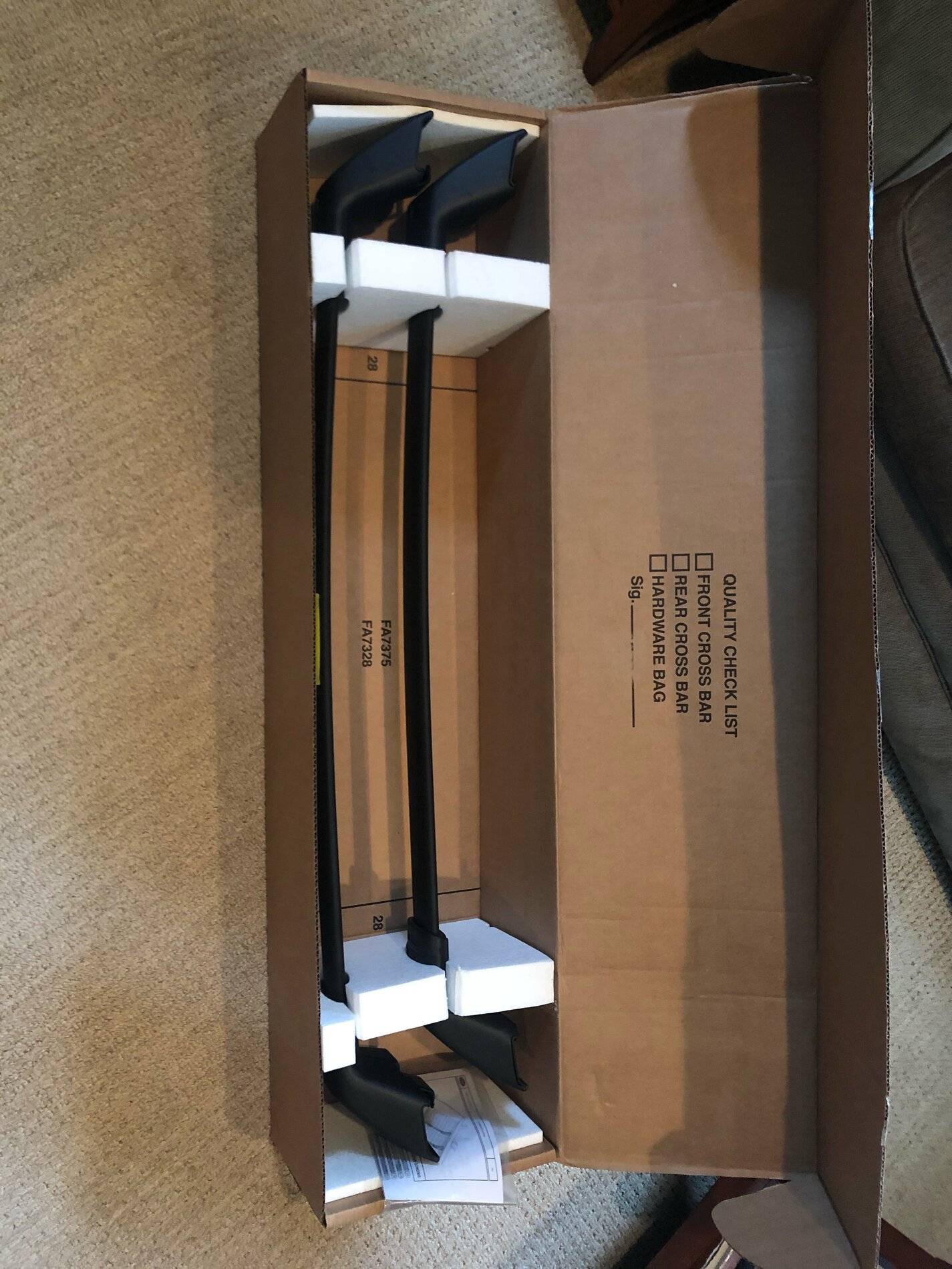 Ford Bronco Sport Ford factory crossbars IMG_0572