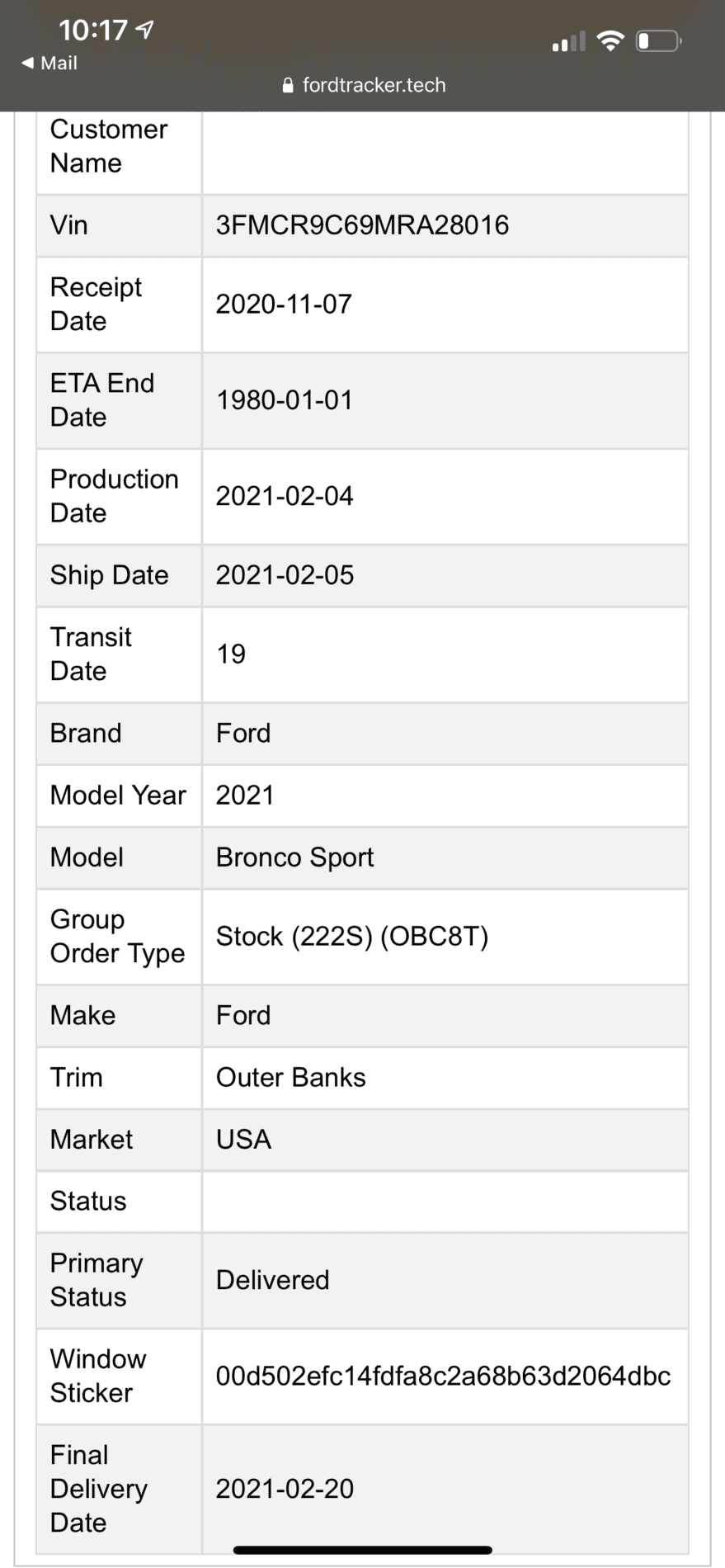 Ford Bronco Sport So any tracking info? 9450E7D4-F5DE-4CED-AA1A-F84BFBCC9628
