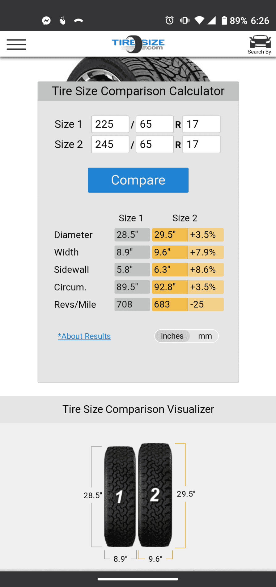 Ford Bronco Sport Big bend tire sizes -- what AT tires won’t rub?? Screenshot_20210223-182649