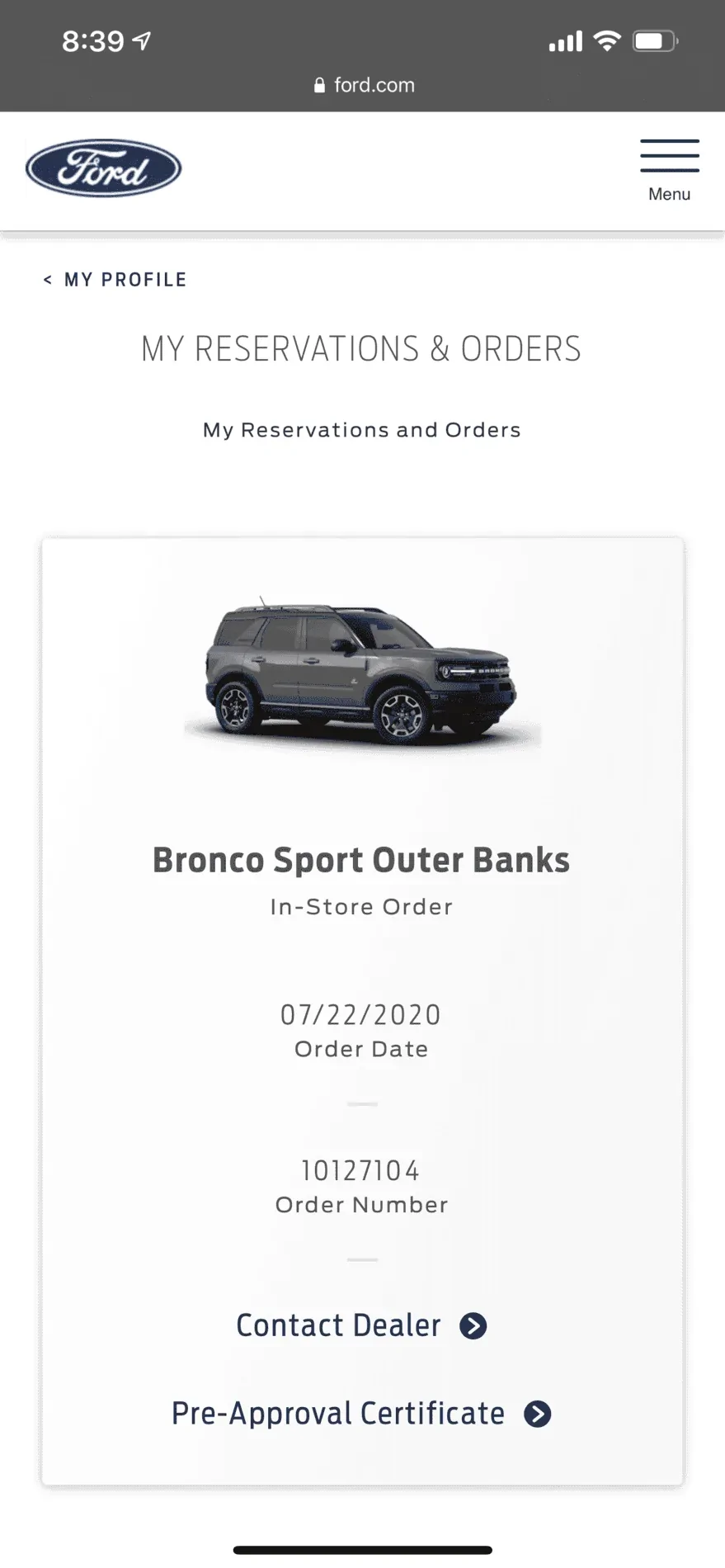 Ford Bronco Sport Getting $100 Deposit Back on Cancelled Bronco Sport Order? 81D48008-8D53-44F5-8E88-2BE57980ADAB