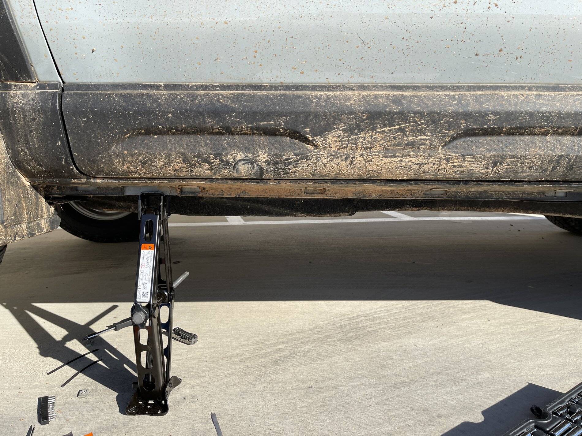 Ford Bronco Sport Undercarriage deflector panel took damage off-road IMG_8402.JPG