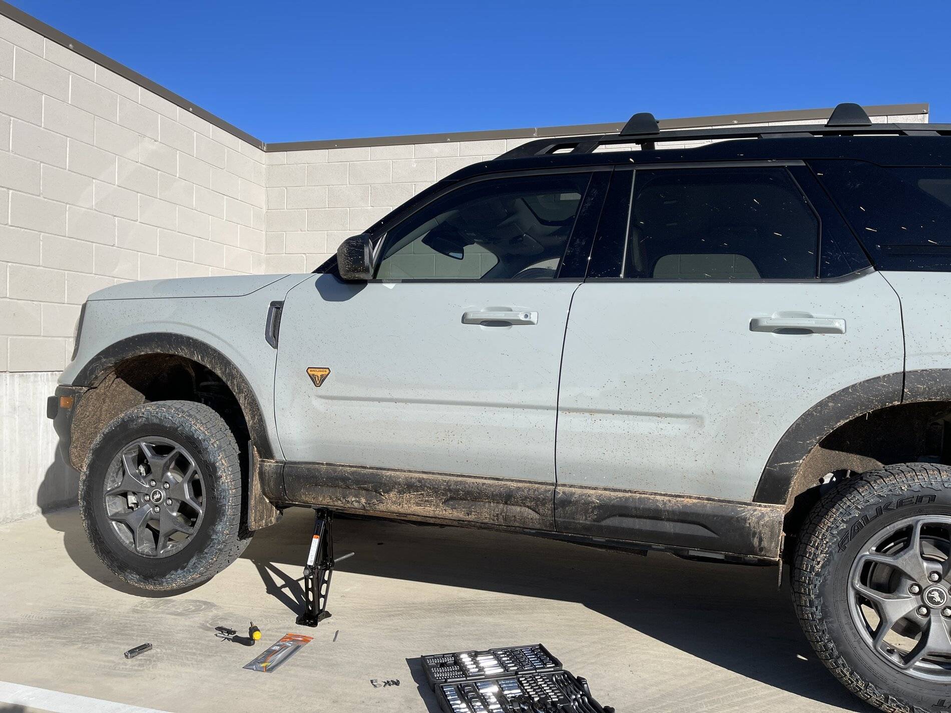 Ford Bronco Sport Undercarriage deflector panel took damage off-road IMG_8403.JPG