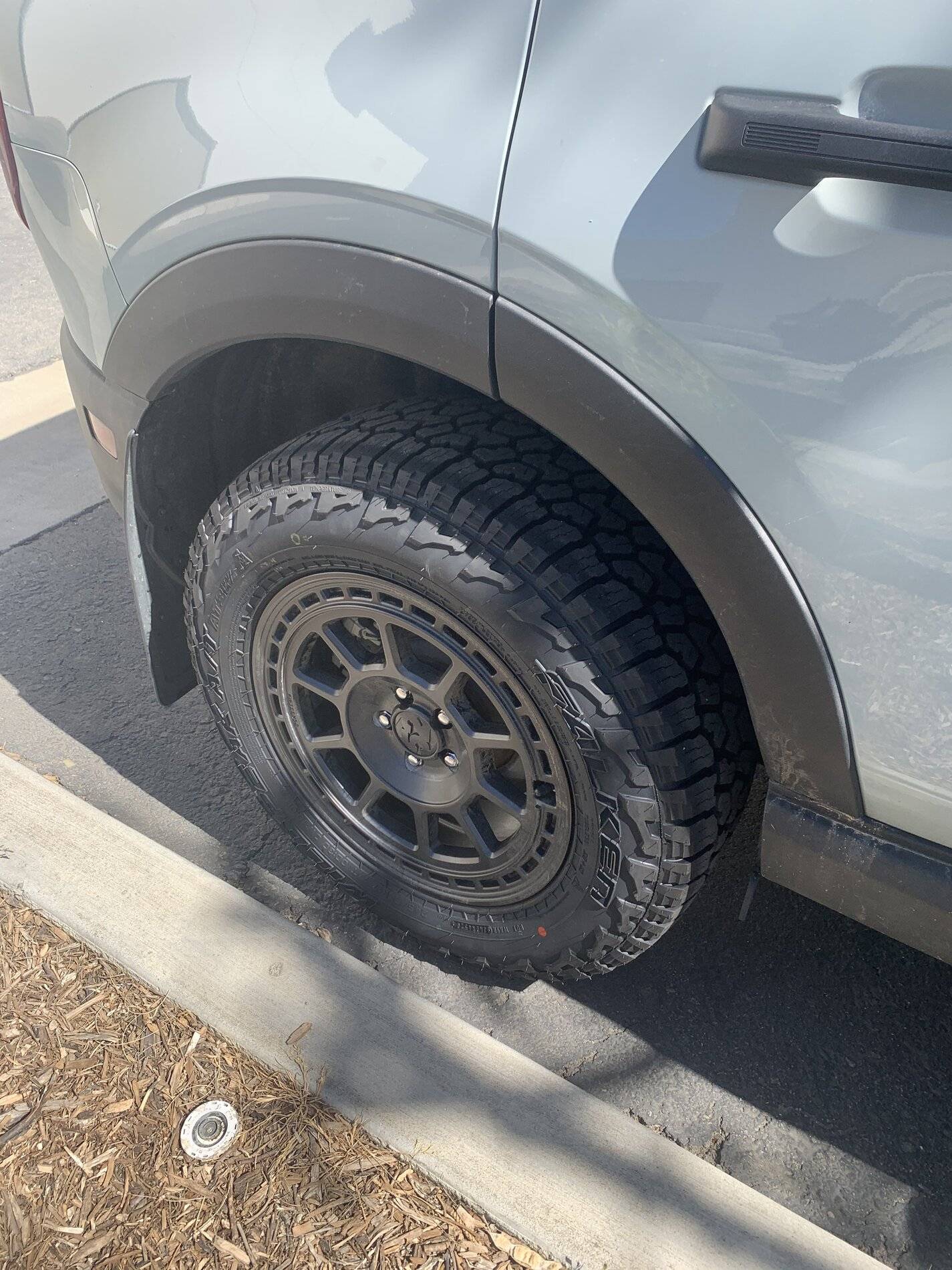 Ford Bronco Sport 245/65/17 Wildpeak AT3W on Badlands stock suspension FB559514-B05C-4F88-98E0-A565D9A5206F