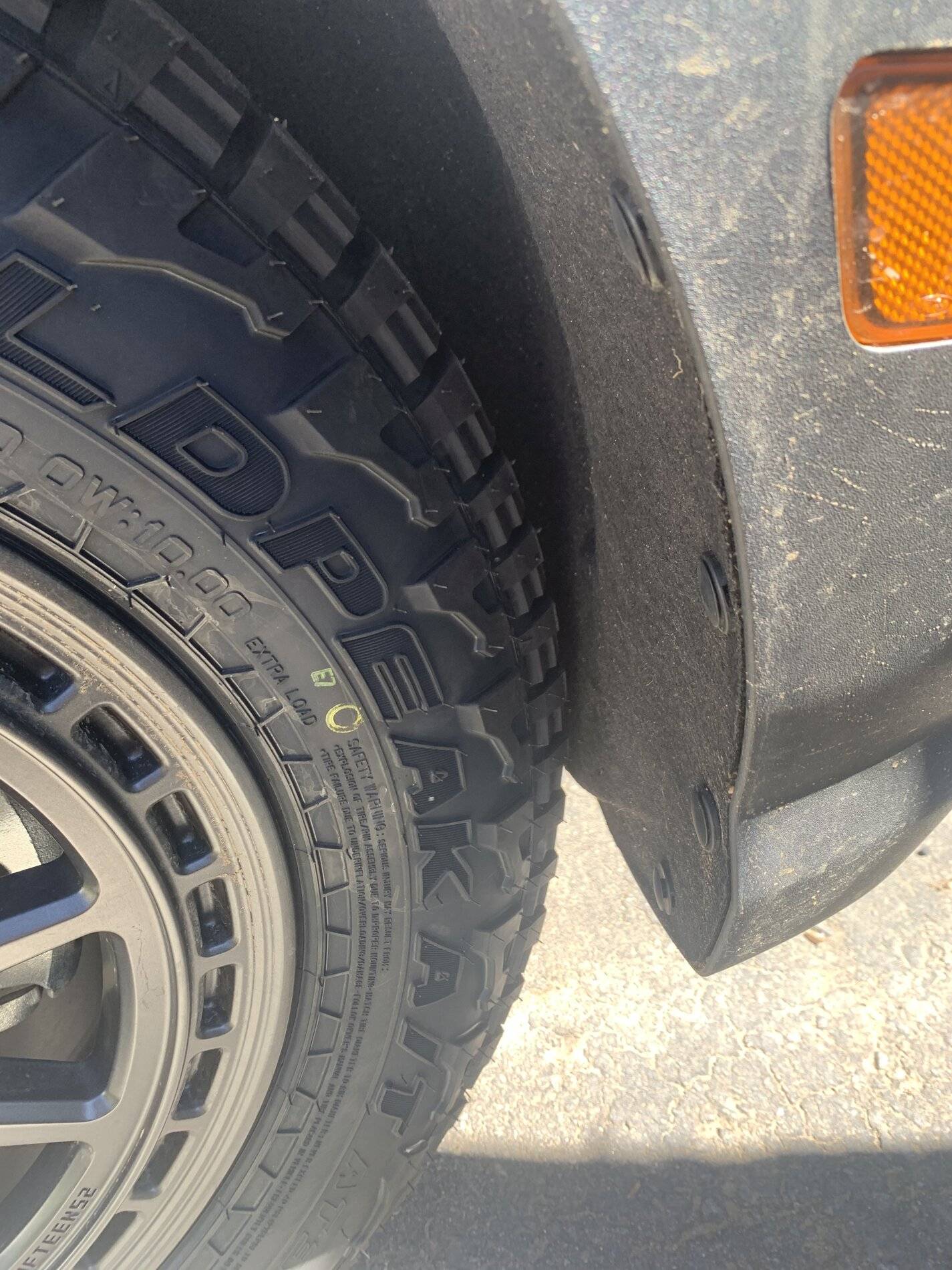 Ford Bronco Sport 245/65/17 Wildpeak AT3W on Badlands stock suspension 829045AB-F25E-42A9-A508-4B95F03559FB