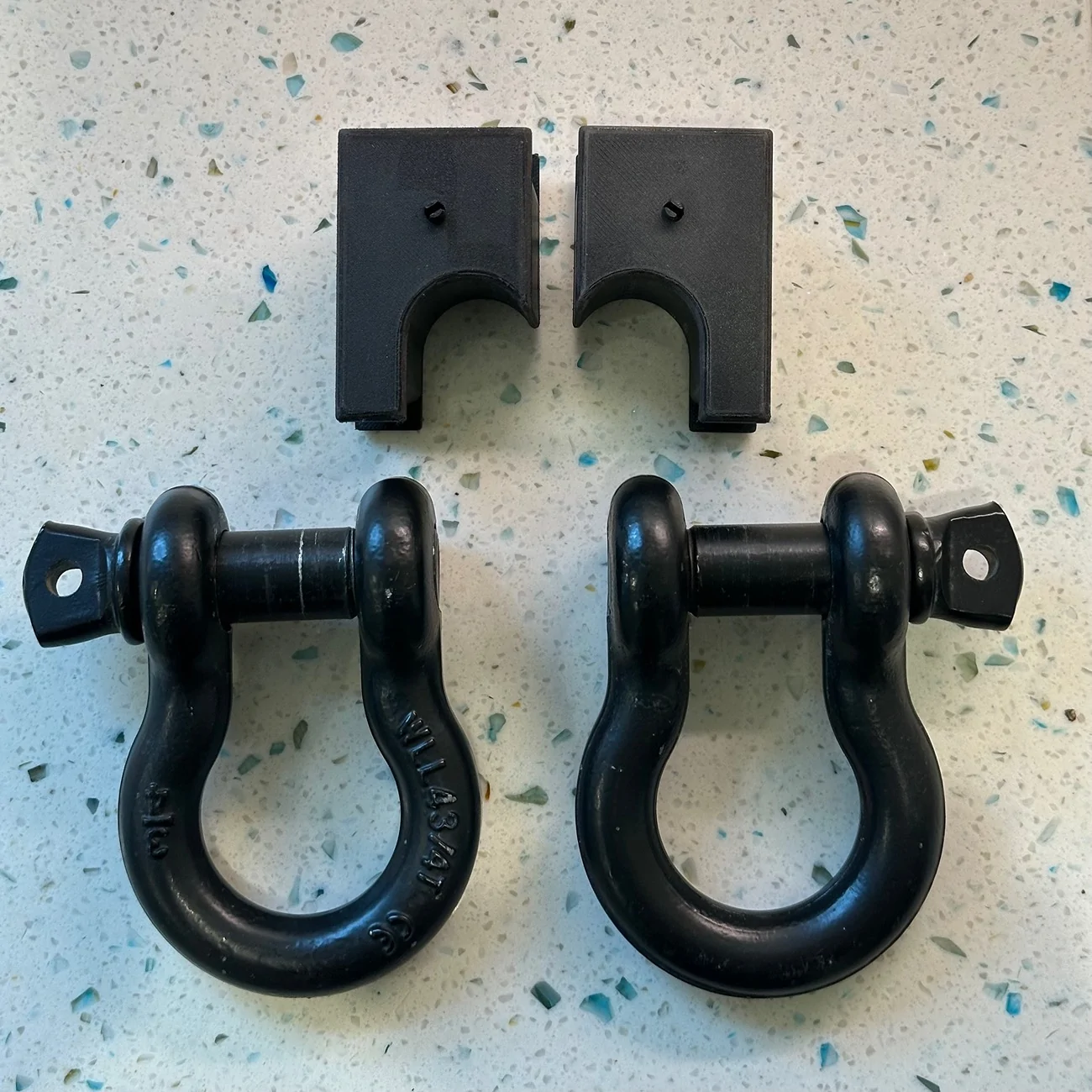 Ford Bronco Sport OEM brush guard bolts interfere with recovery points IMG_2304