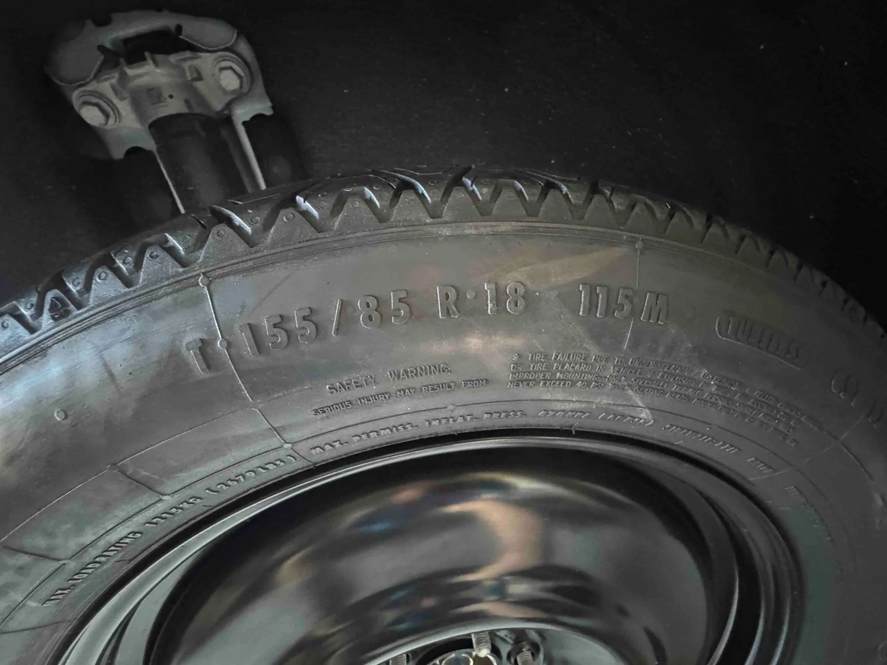 Ford Bronco Sport 2025 OuterBank Spare tire that works IMG_5138