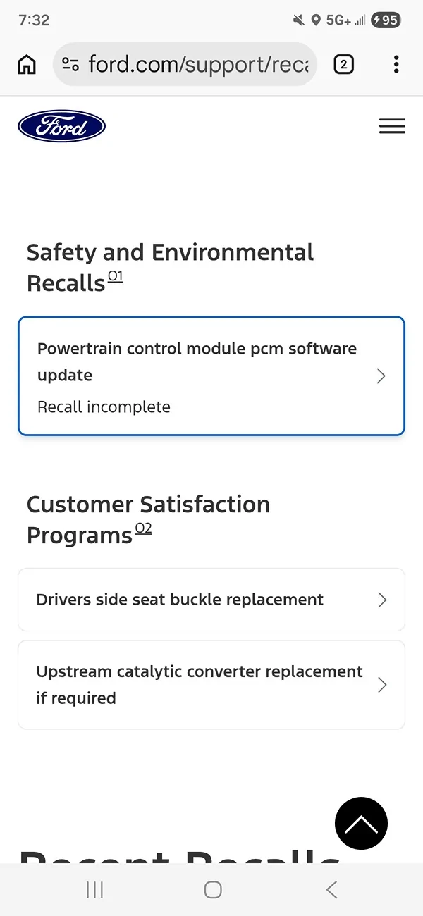 Ford Bronco Sport Ford App ver 6.7.0 Having Known Issues per Ford 1000021898