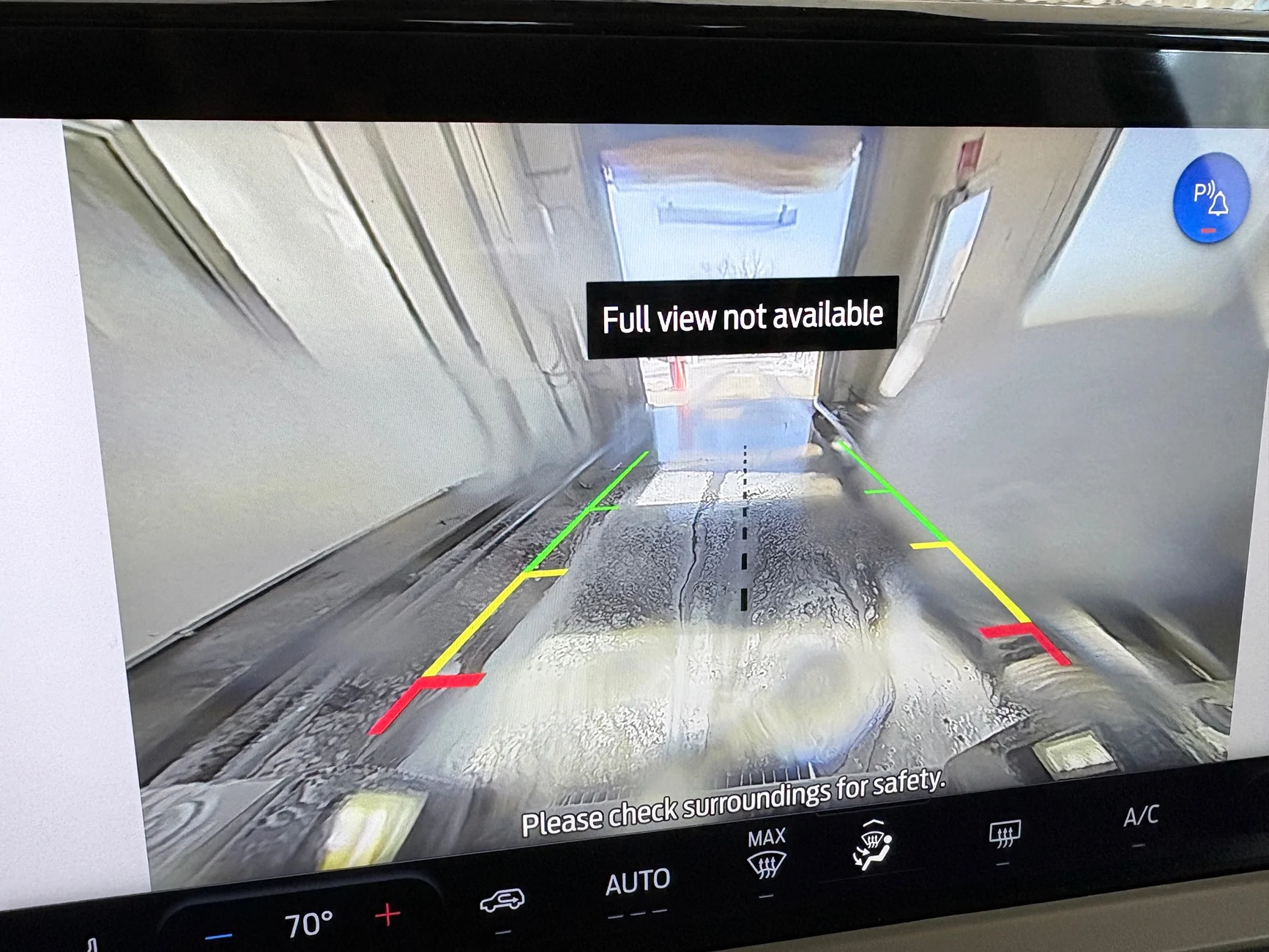 Ford Bronco Sport Full view not available (rear view camera) rear cam