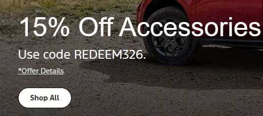 Ford Bronco Sport Ford Accessories 15% off until 3/31 (w/code) & 6% back (w/ Citi Mastercard) Screenshot 2026-03-12 083940