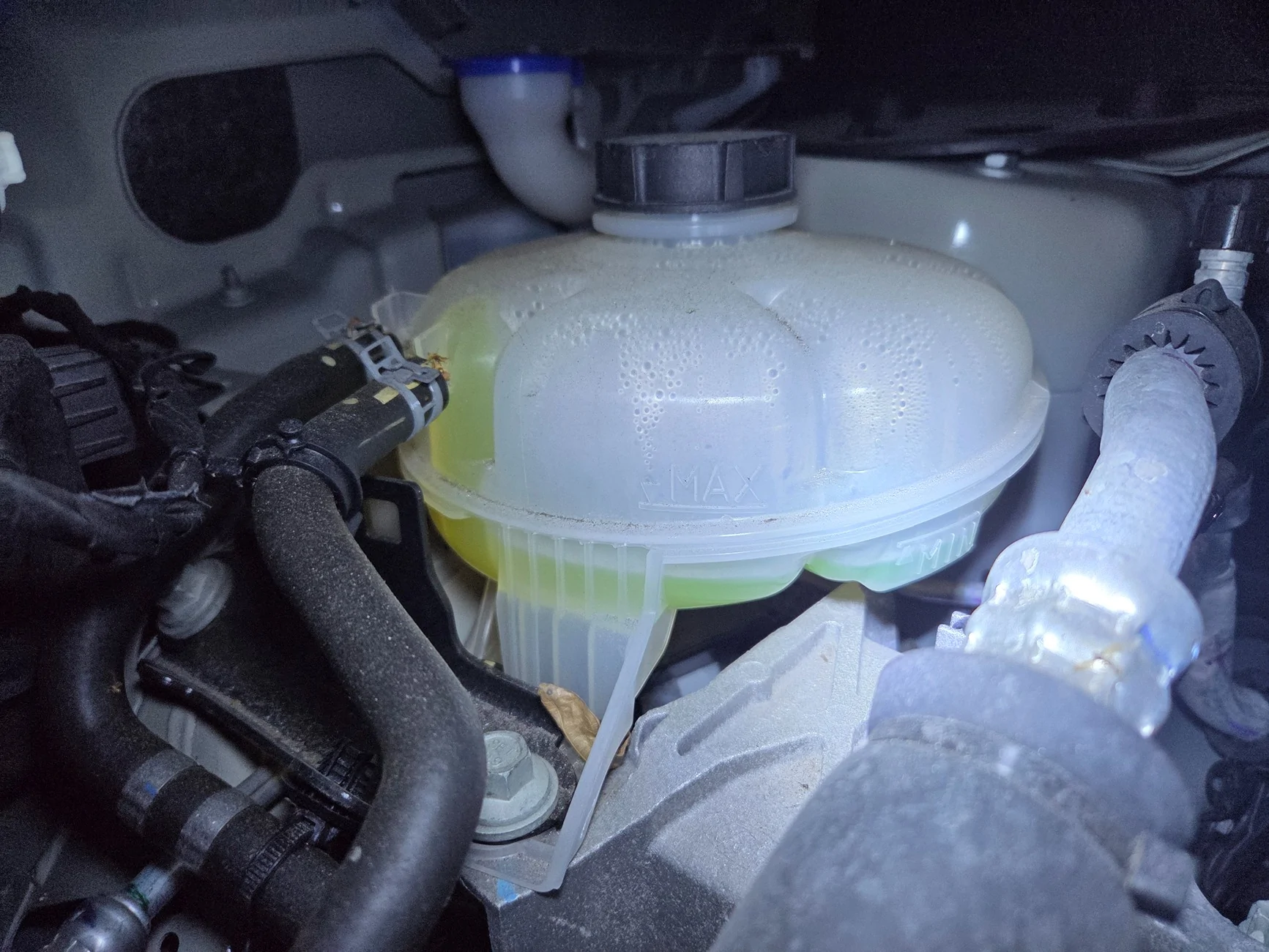 Ford Bronco Sport Coolant level @ 11k - 24'OB 20260307_100008