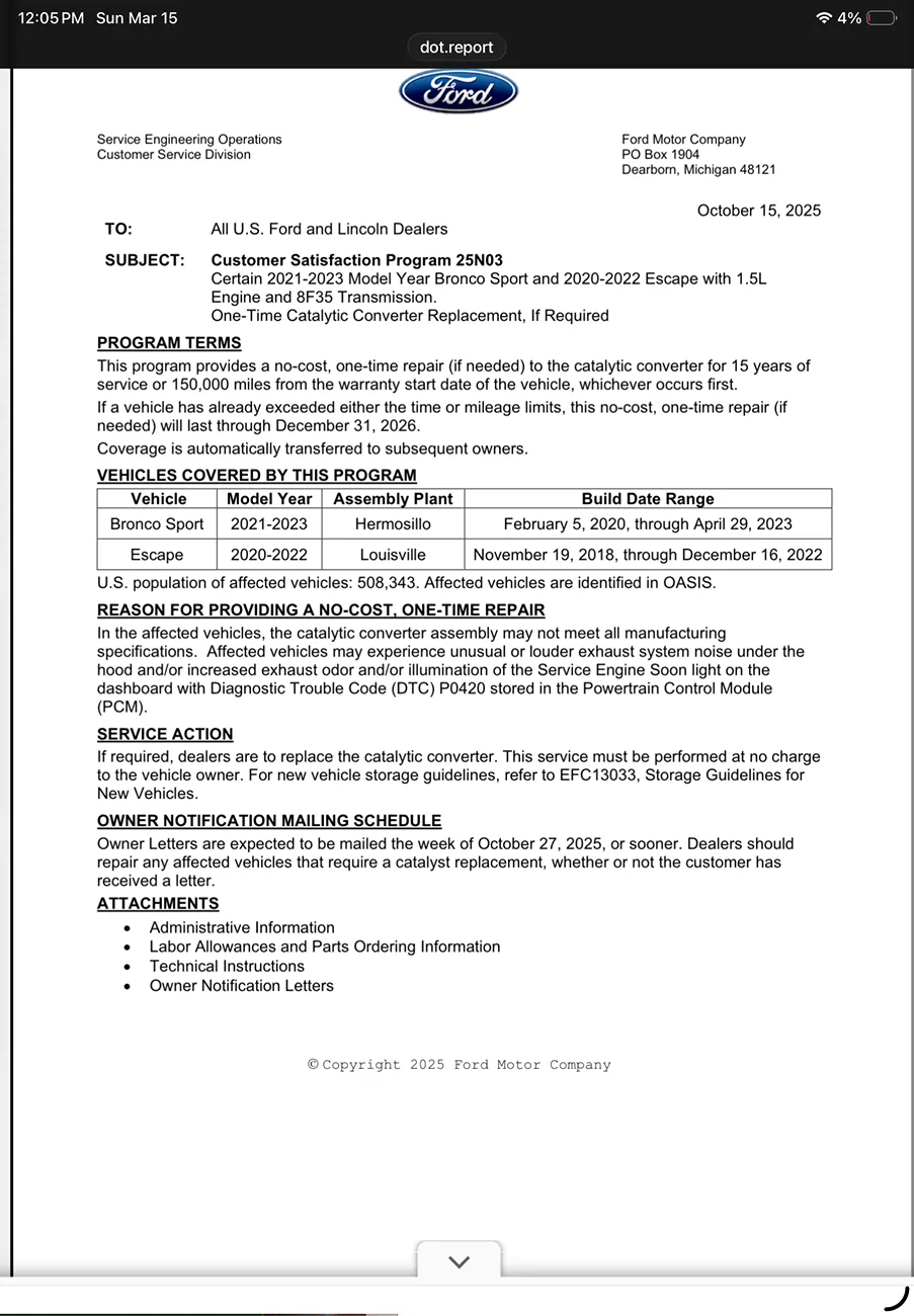 Ford Bronco Sport Lost faith IMG_5632