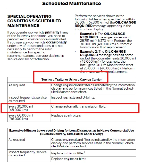 Ford Bronco Sport How much are we paying for transmission fluid drain and fill at the dealership/Quick Lane? 1774044345412-
