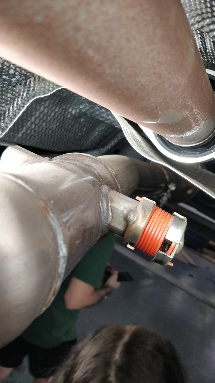 Ford Bronco Sport Unknown spring-loaded rotating device on exhaust (2.0 EcoBoost). What is this? IMG_20260321_124013