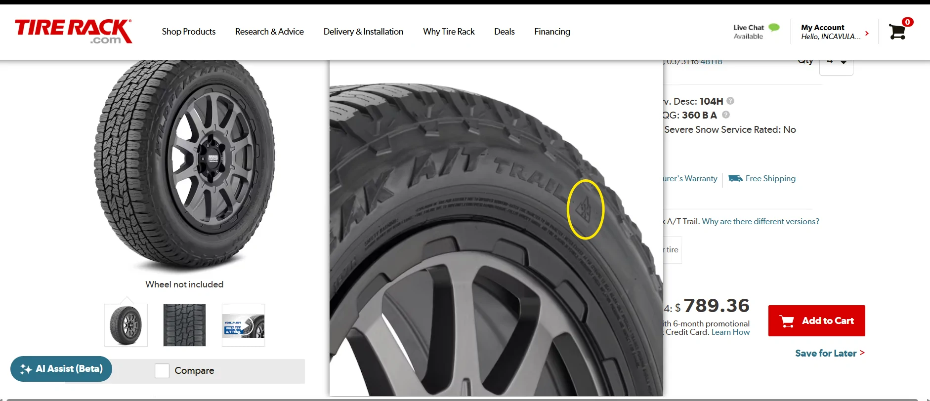 Ford Bronco Sport I'll probably buy tires from Ford soon, any suggestions between these 4? 1774395730825-i4