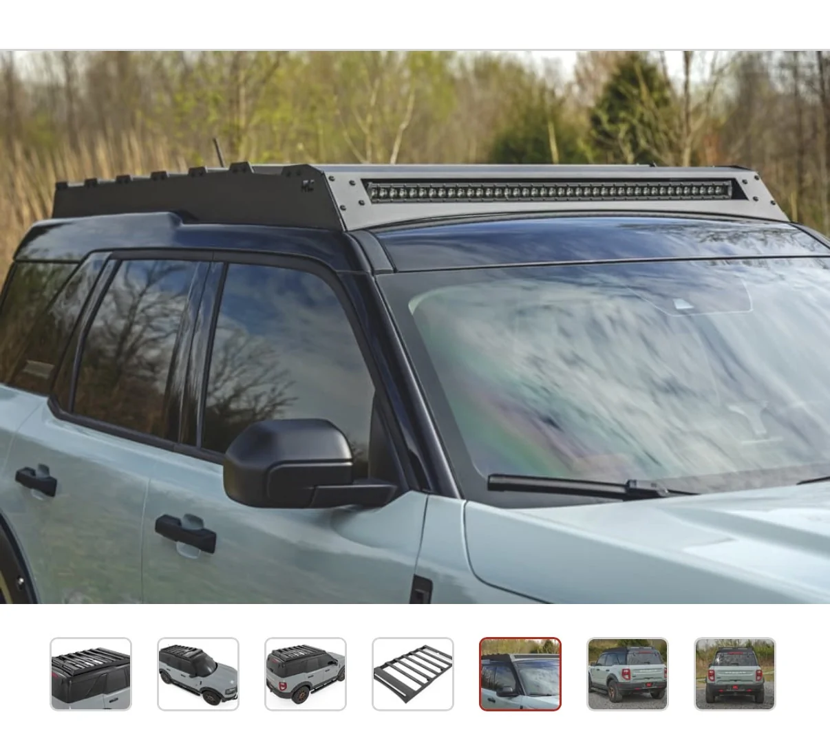 Ford Bronco Sport New Rough Country roof rack and Nudge Bar. IMG_0062