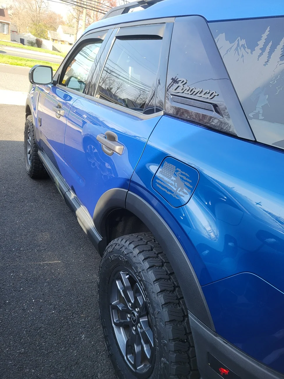 Ford Bronco Sport Lifted and upgraded tires: Rough Country 1.5 lift + Mickey Thompson Baja Boss A/T 245/65r17 tires 20260403_163759