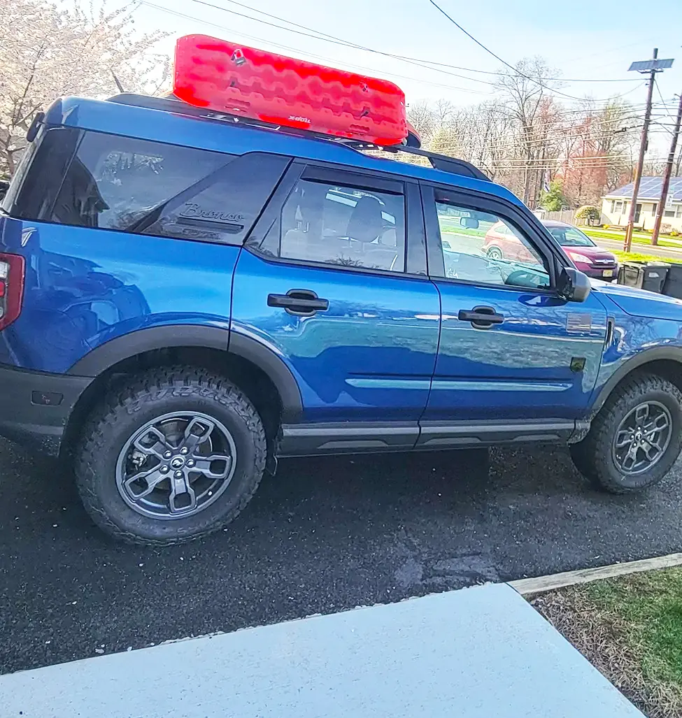 Ford Bronco Sport Lifted and upgraded tires: Rough Country 1.5 lift + Mickey Thompson Baja Boss A/T 245/65r17 tires 60808-91b7d17eff2d04eff71db9a3da6550f6