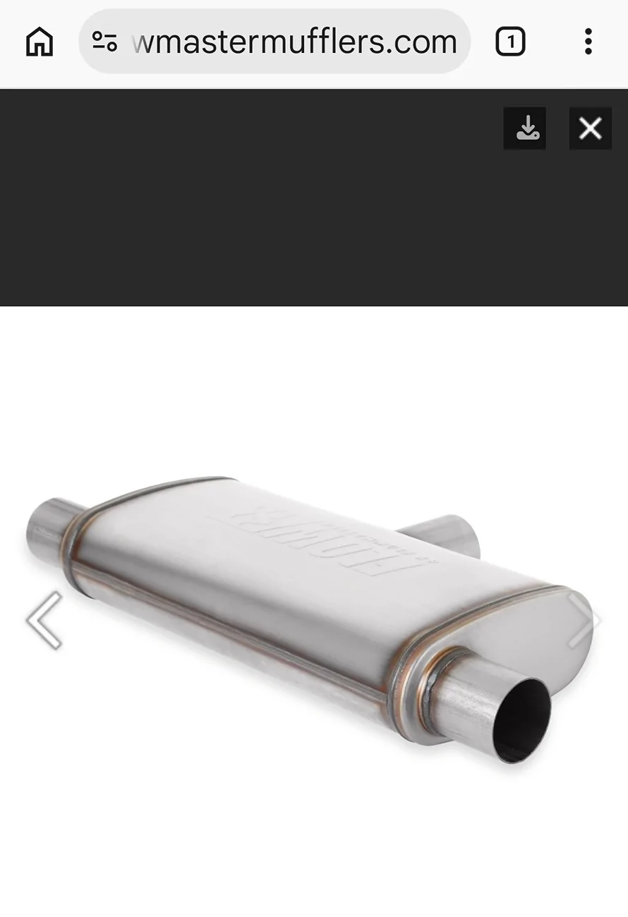 Ford Bronco Sport Loose baffle in muffler at 40k 1000024183