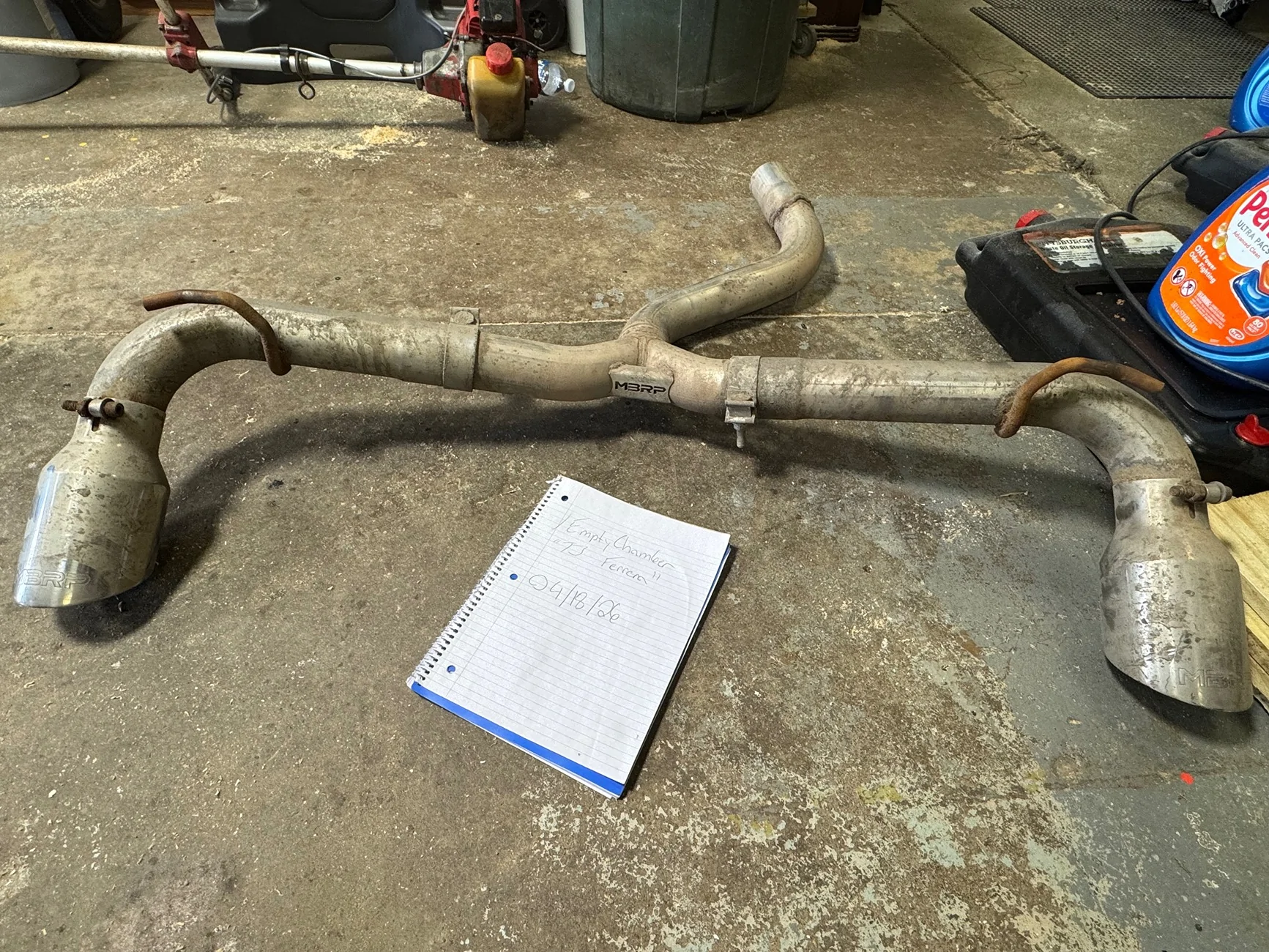 MBRP Axle Back Exhaust – Aluminized Steel (USED)