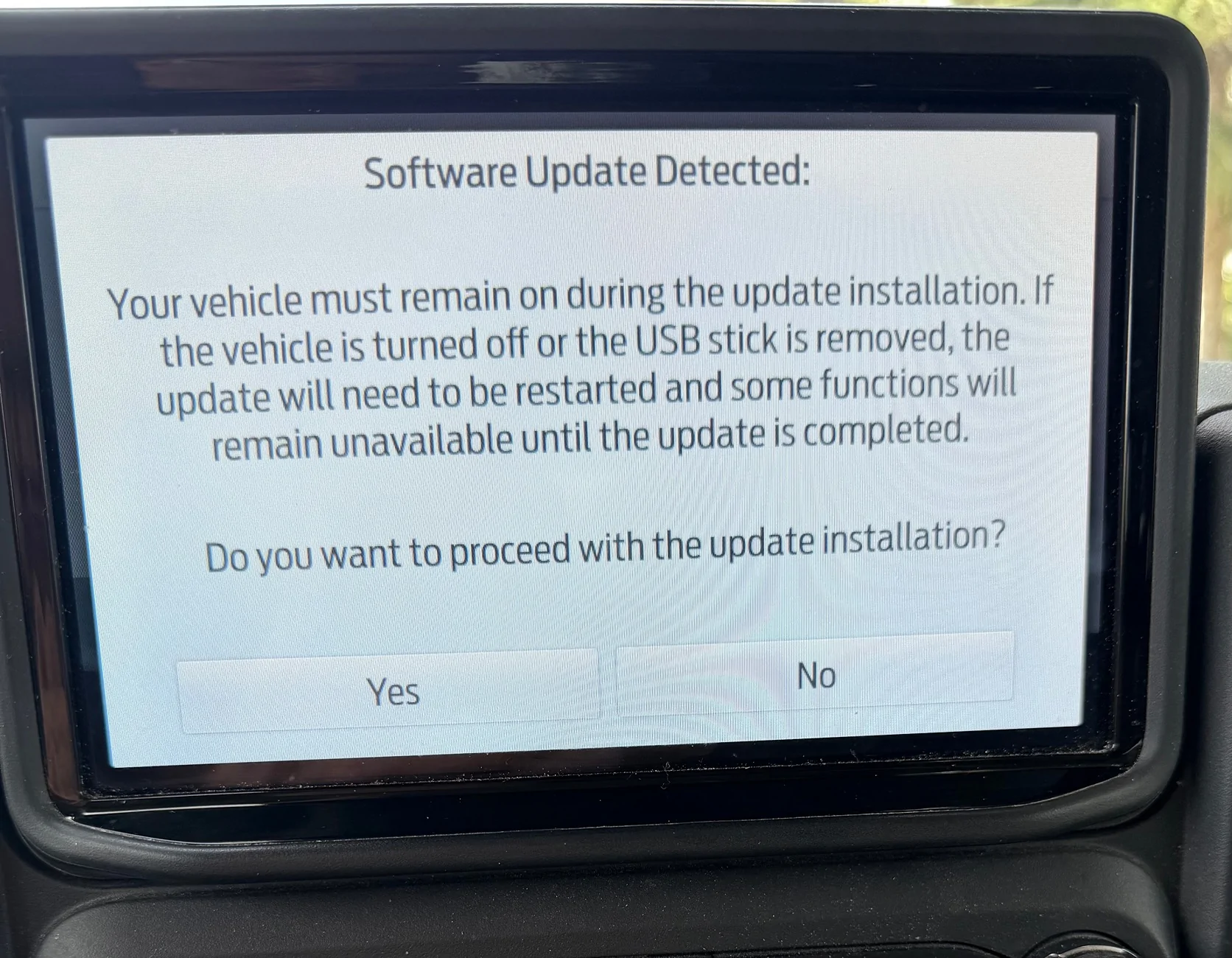 Ford Bronco Sport SYNC 3.4 Navigation Map Update NA 2 25 Now Available with Instructions IMG_0270