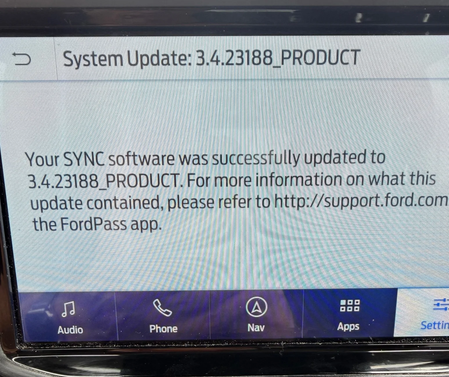 Ford Bronco Sport SYNC 3.4 Navigation Map Update NA 2 25 Now Available with Instructions IMG_0274