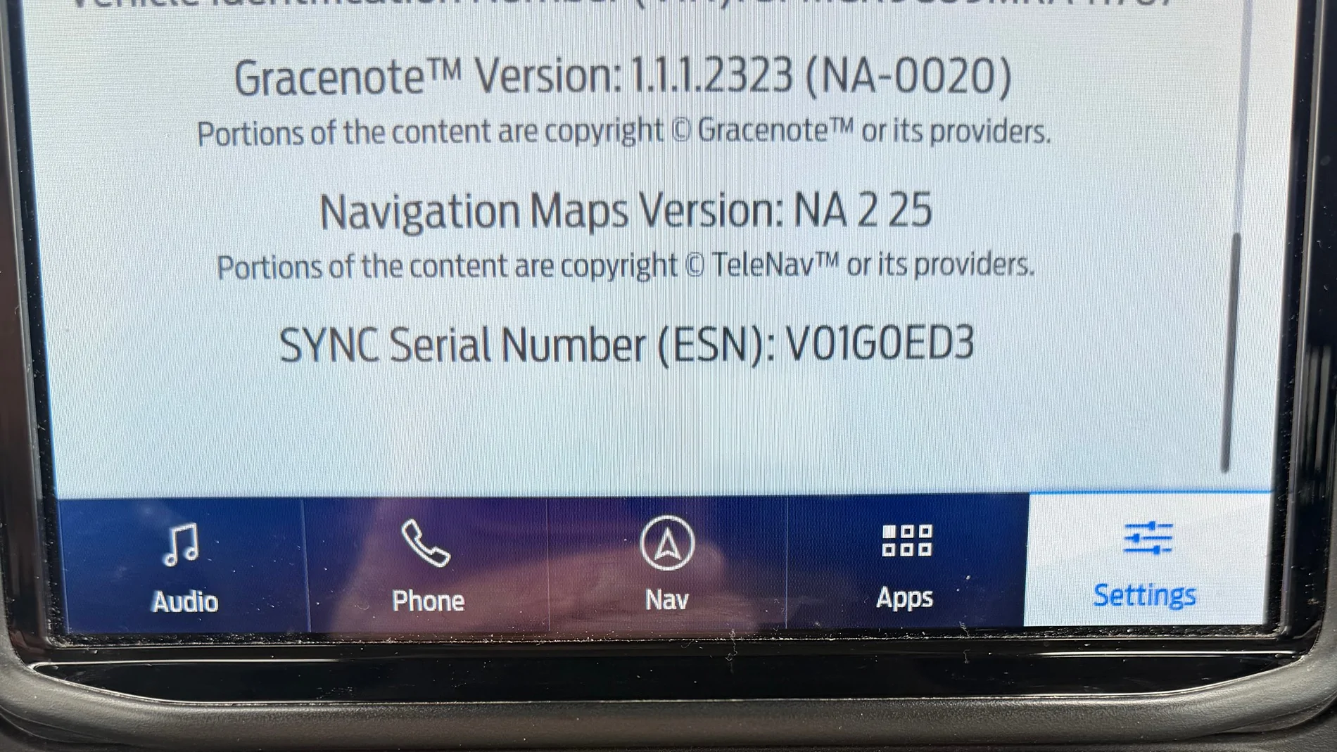 Ford Bronco Sport SYNC 3.4 Navigation Map Update NA 2 25 Now Available with Instructions IMG_0275