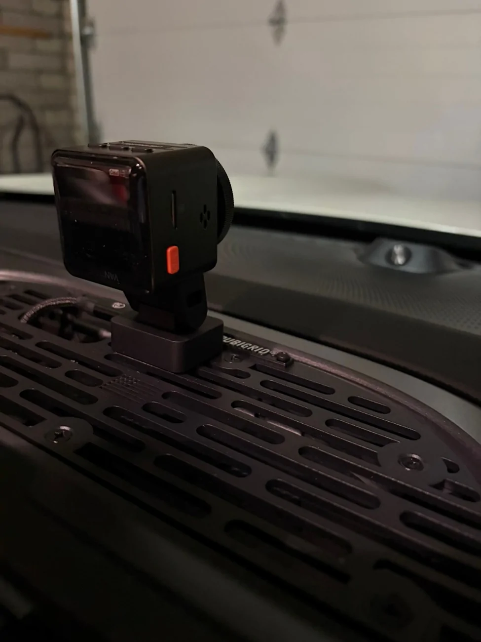 Ford Bronco Sport Bulletpoint Rubigrid dash mount installed IMG_0198