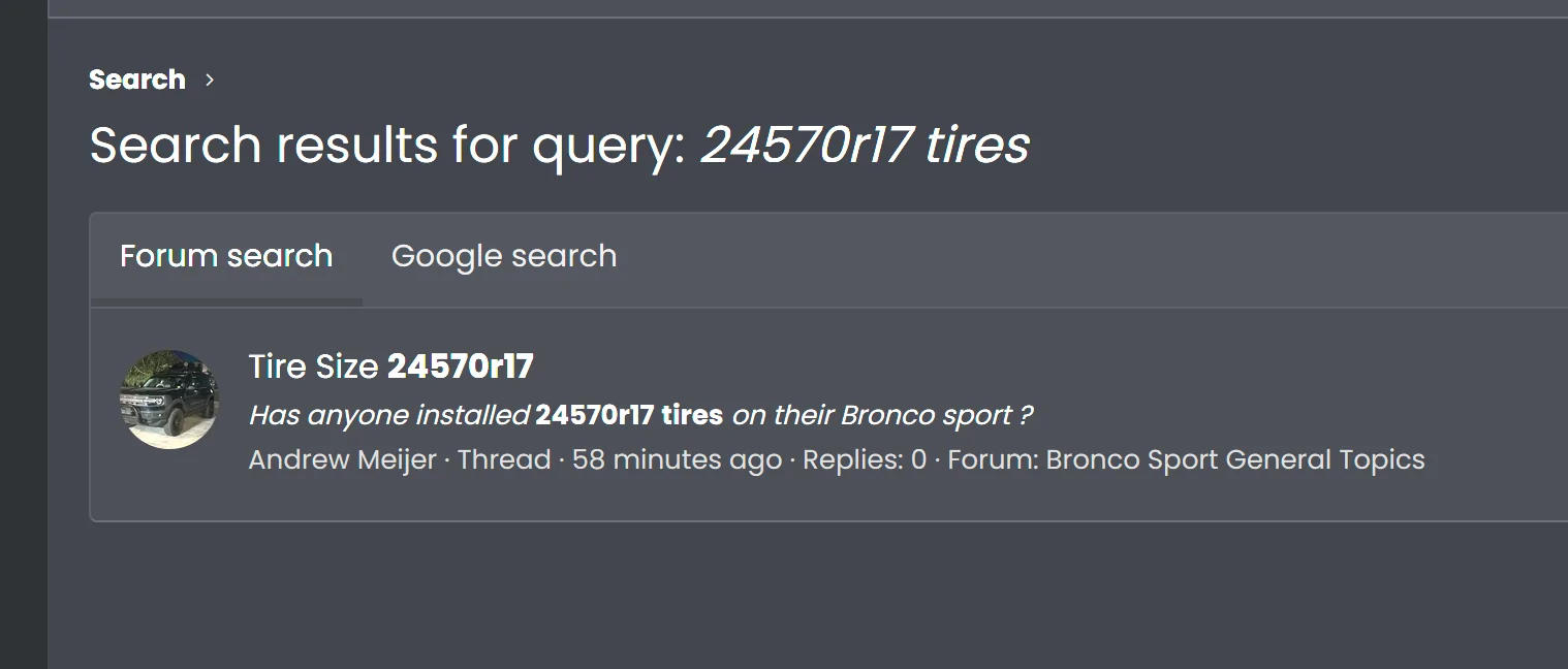 Ford Bronco Sport Tire Size 24570r17 1779999796582-sj