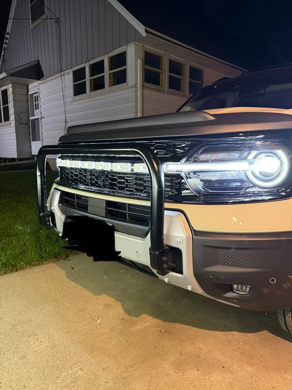 Ford Bronco Sport Front LED letter swap IMG_0748