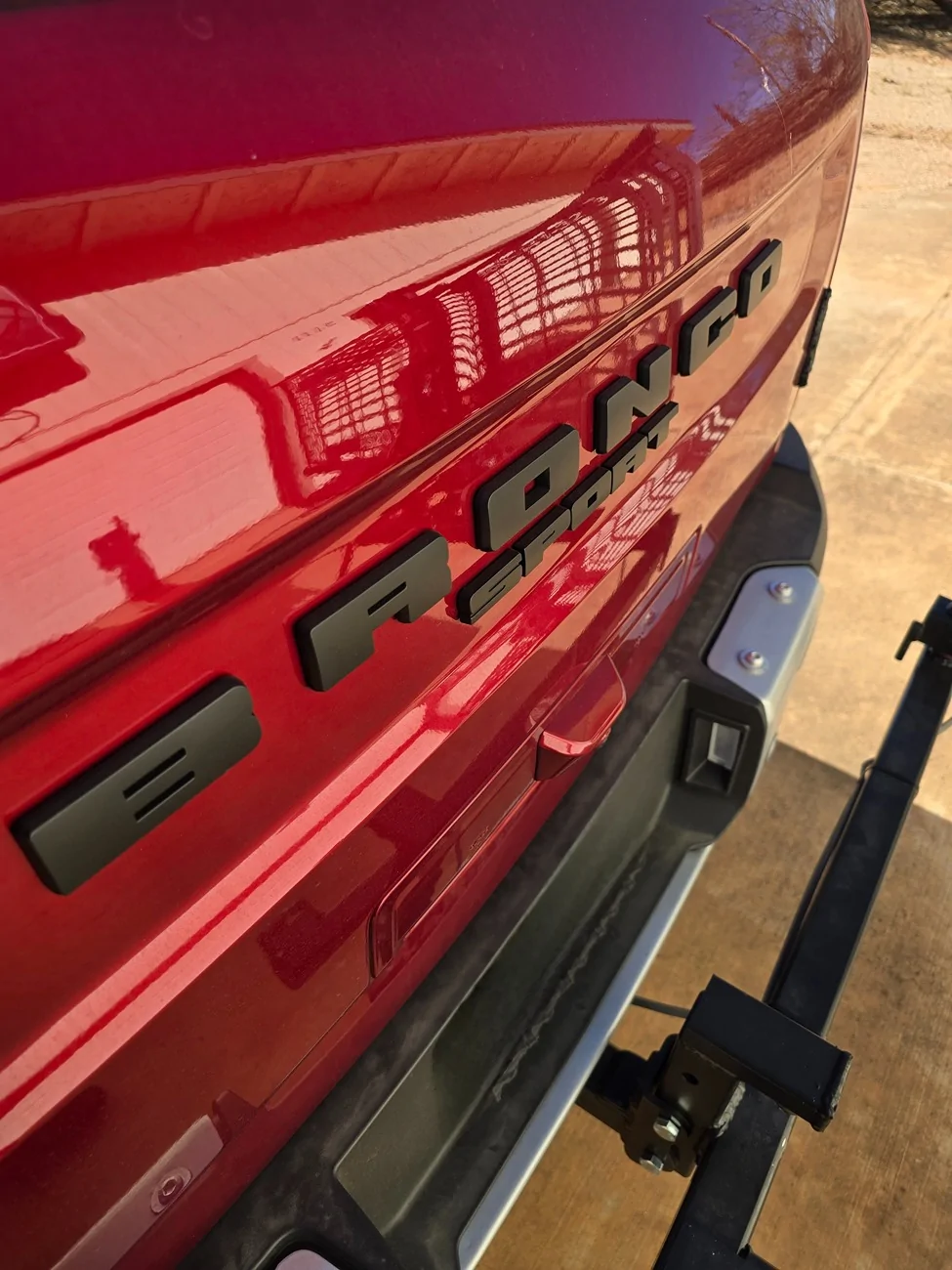 Ford Bronco Sport Front LED letter swap 20251217_142857