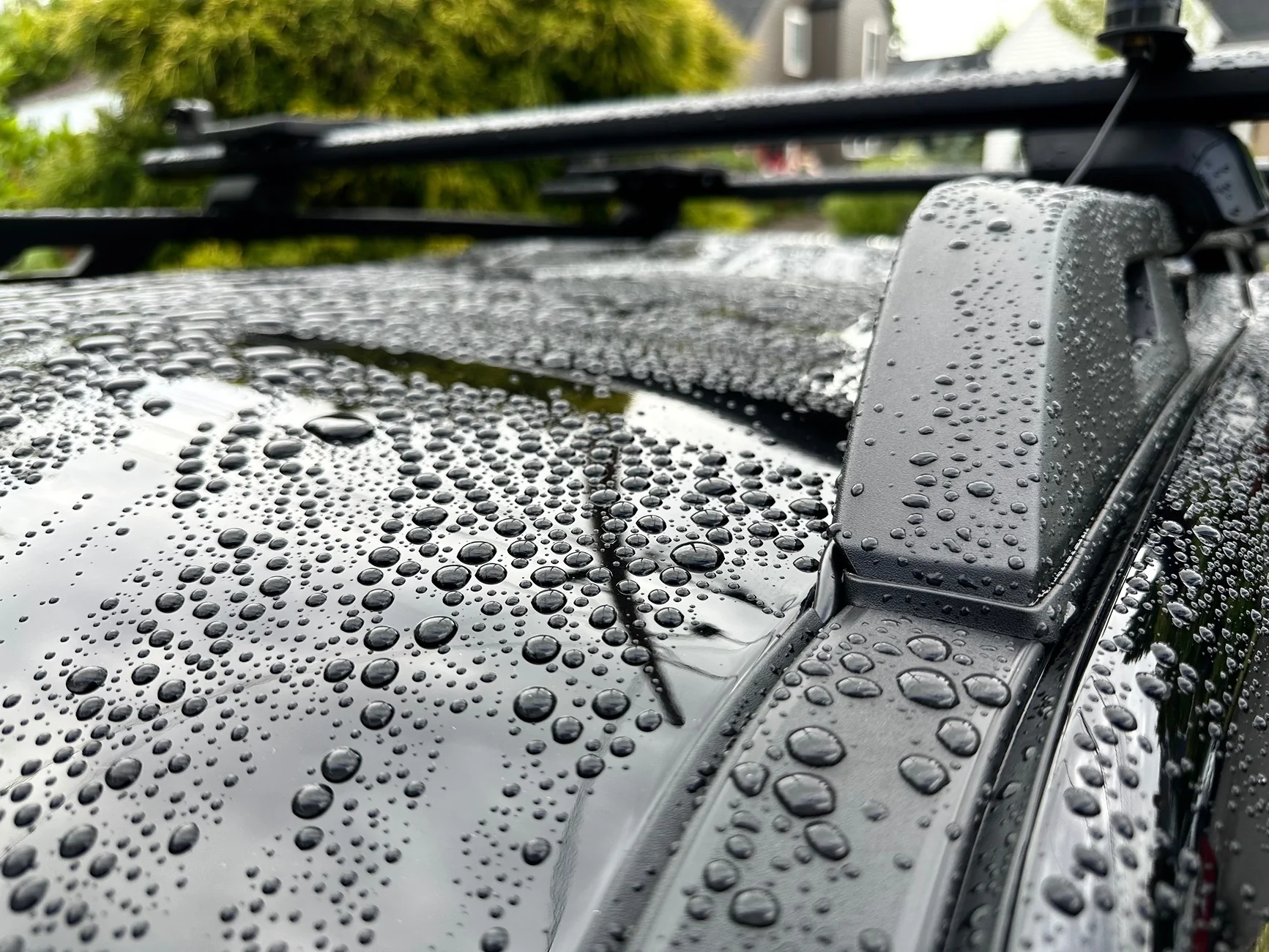 Ford Bronco Sport SiO2 ceramic coat + rain = water beading extraordinaire! IMG_3759