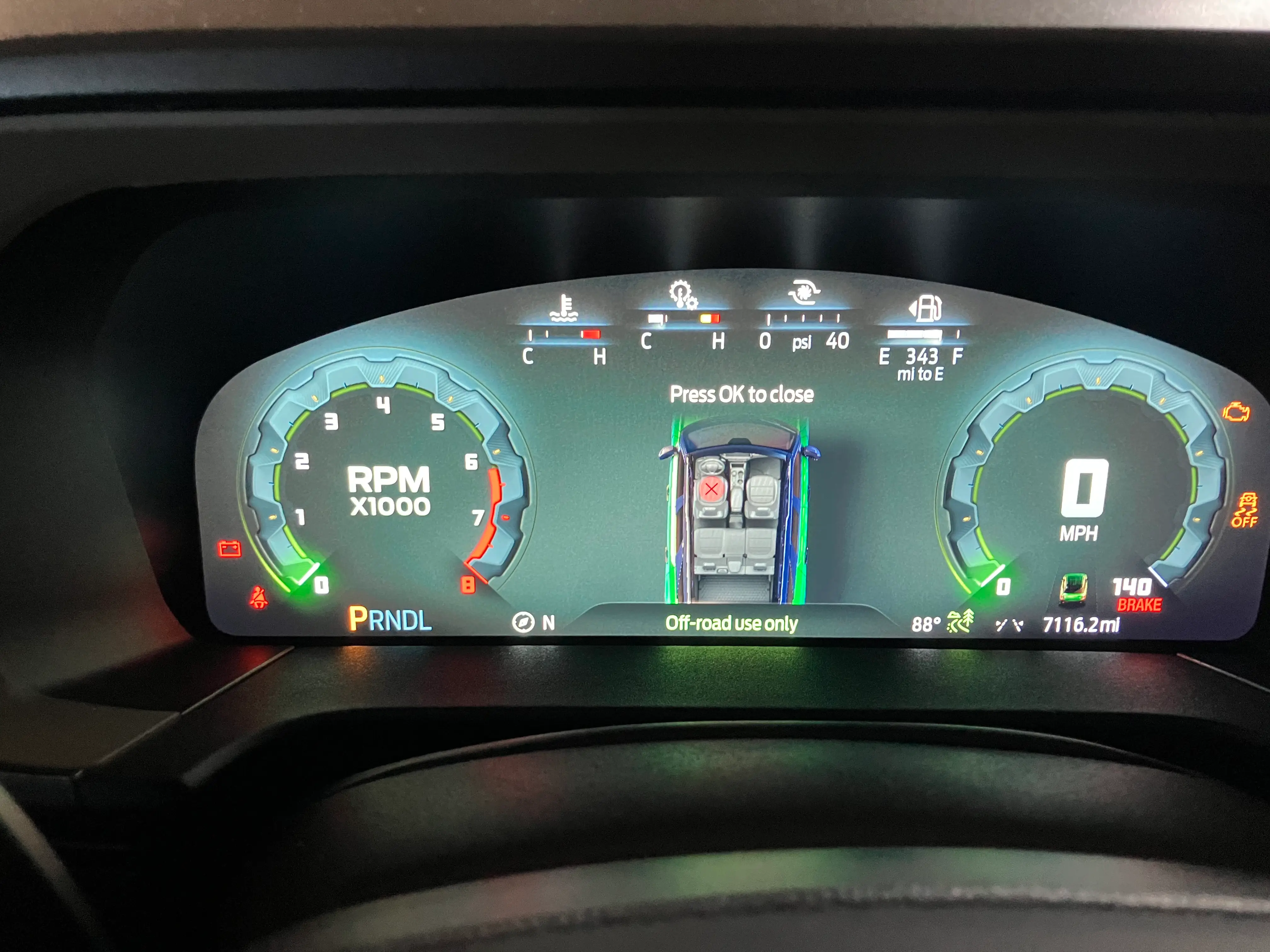 Ford Bronco Sport Low oil pressure icon IMG_0158